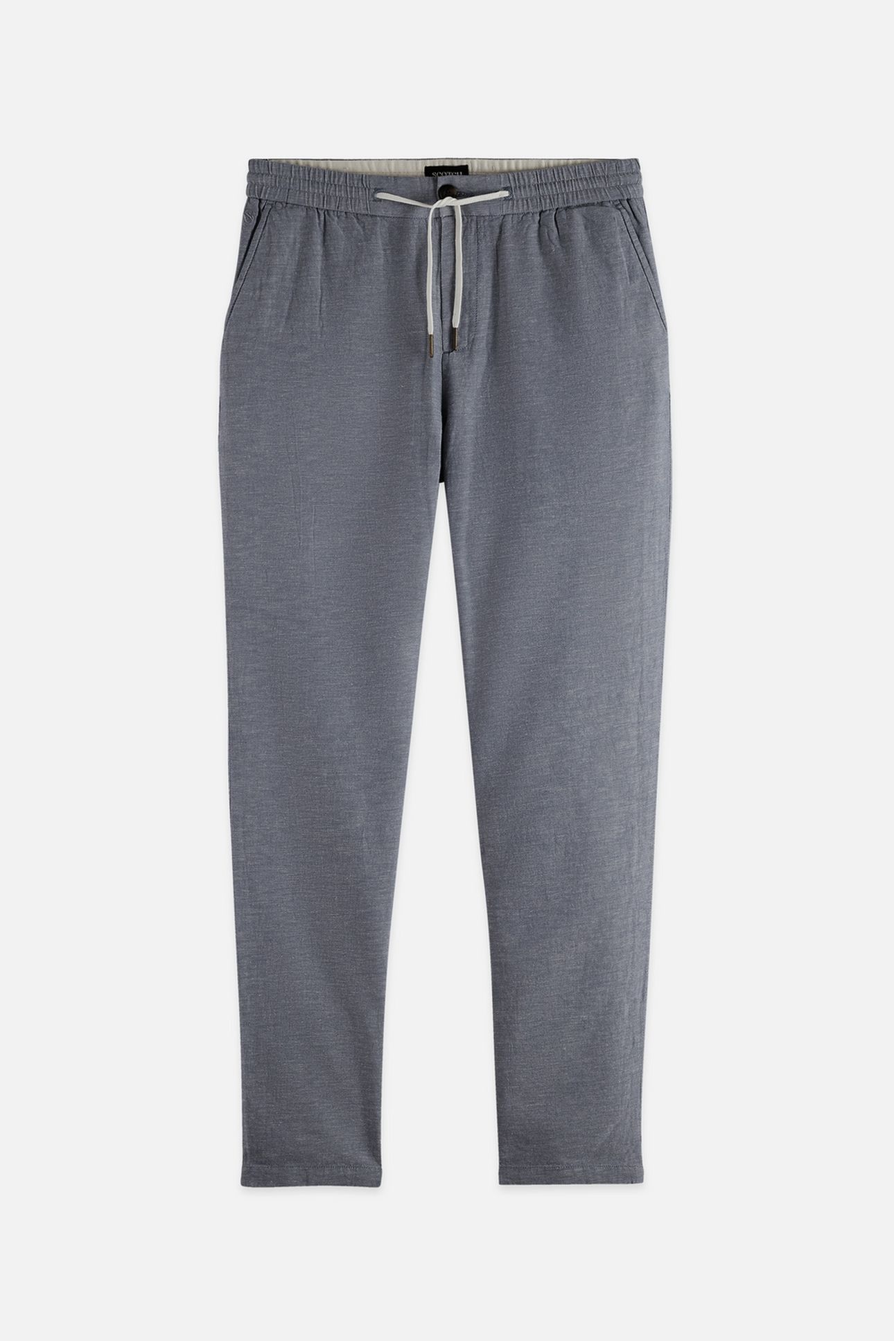 SEASONAL CORE WARREN COTTON LINEN JOGGER NAVY 1