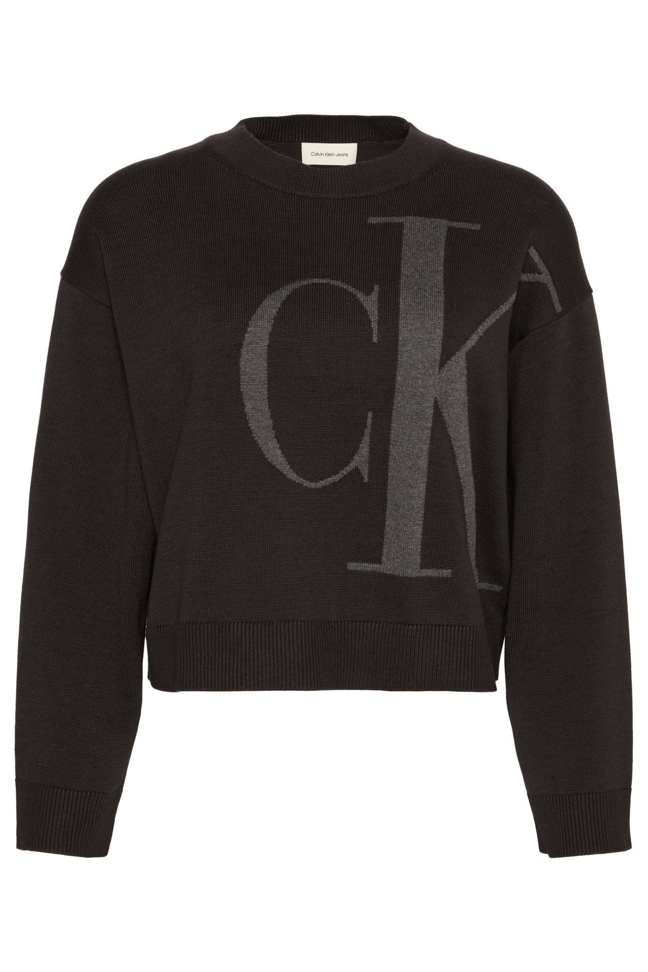LONG SLEEVE SMOOTH CREW BLACK 1