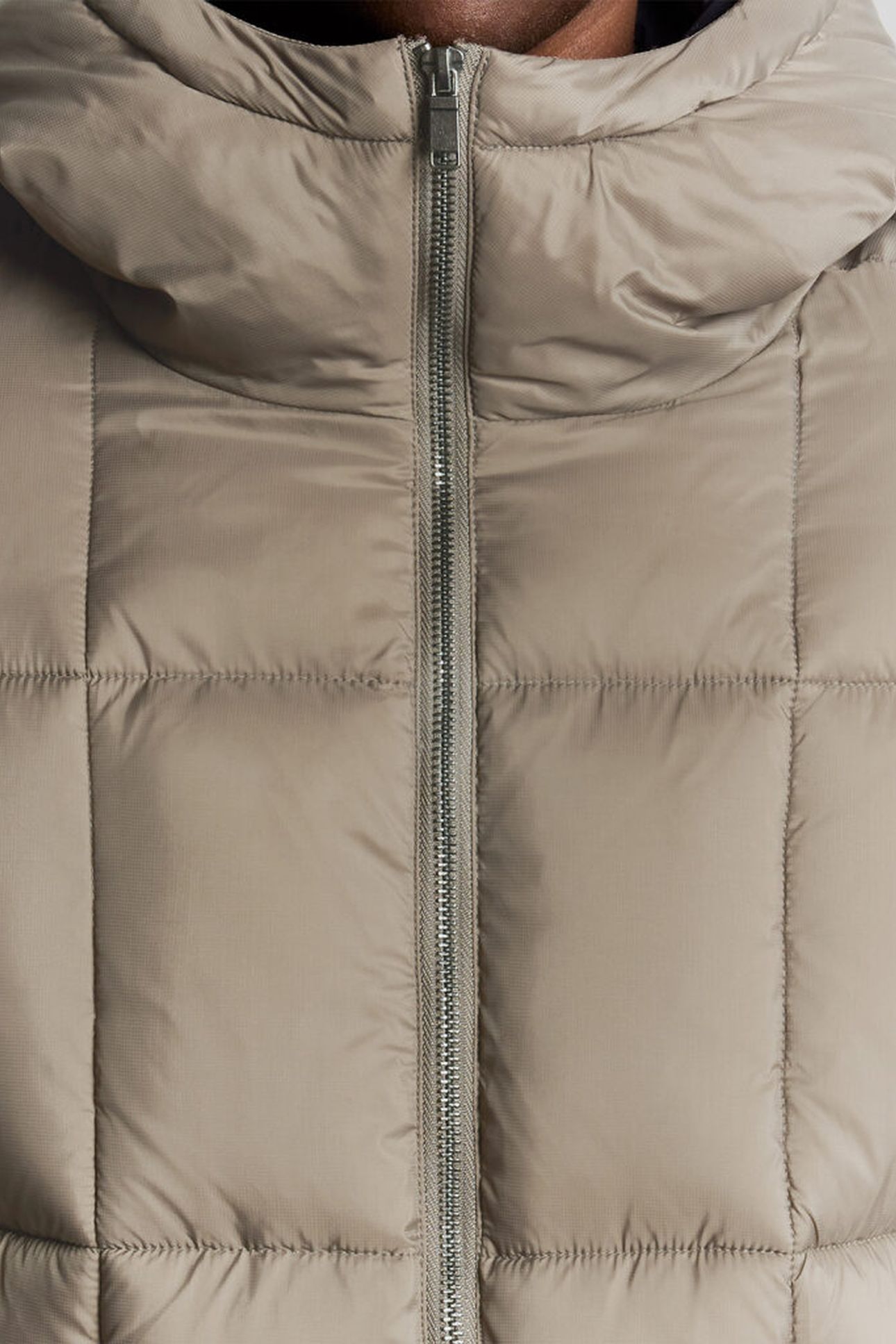 SQUARE WADDED COCOON JACKET FALCON 6