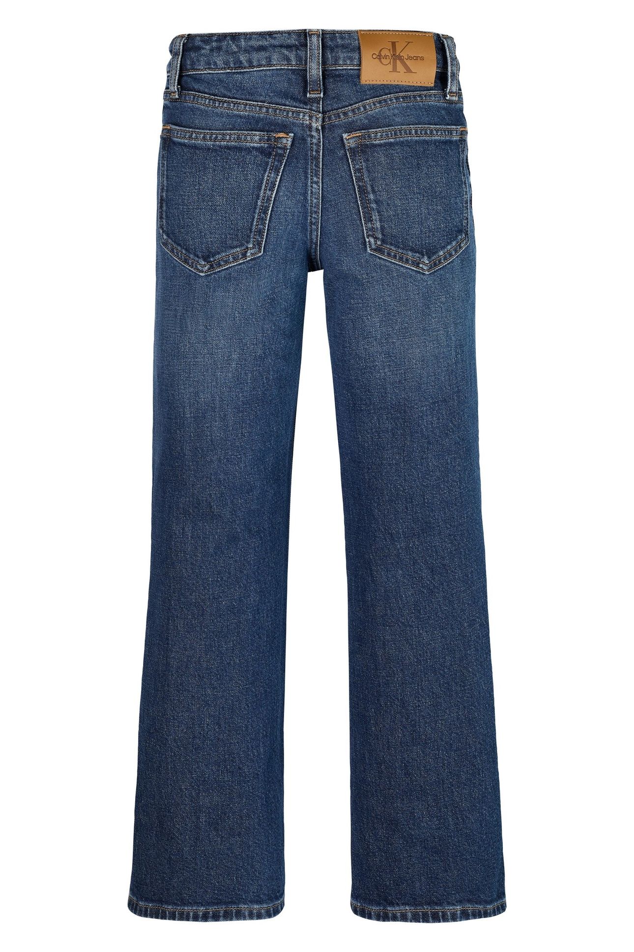GIRLS HIGH RISE WIDE LEG AUTHENTIC DARK BLUE 3