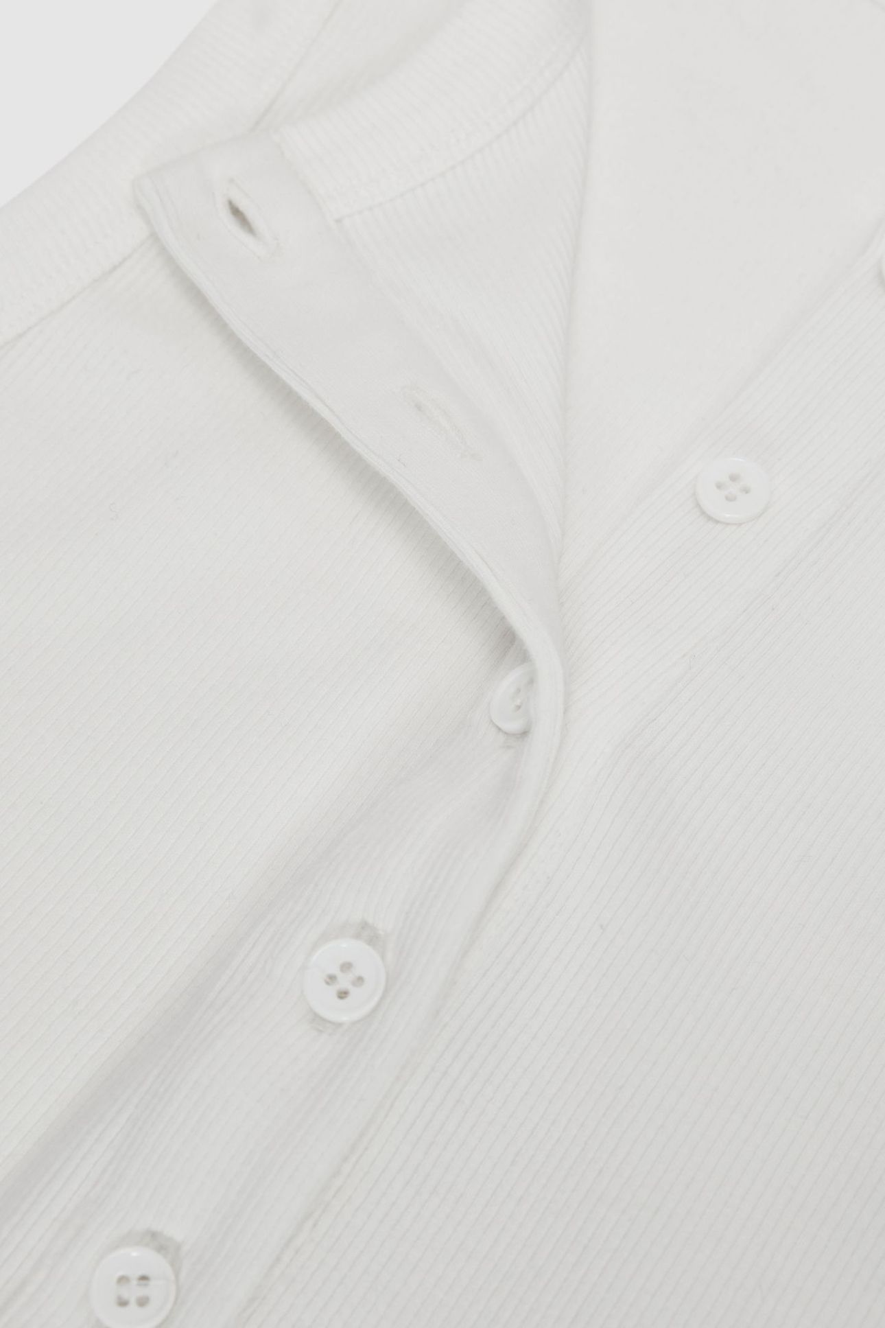 RIB VEST WHITE 7