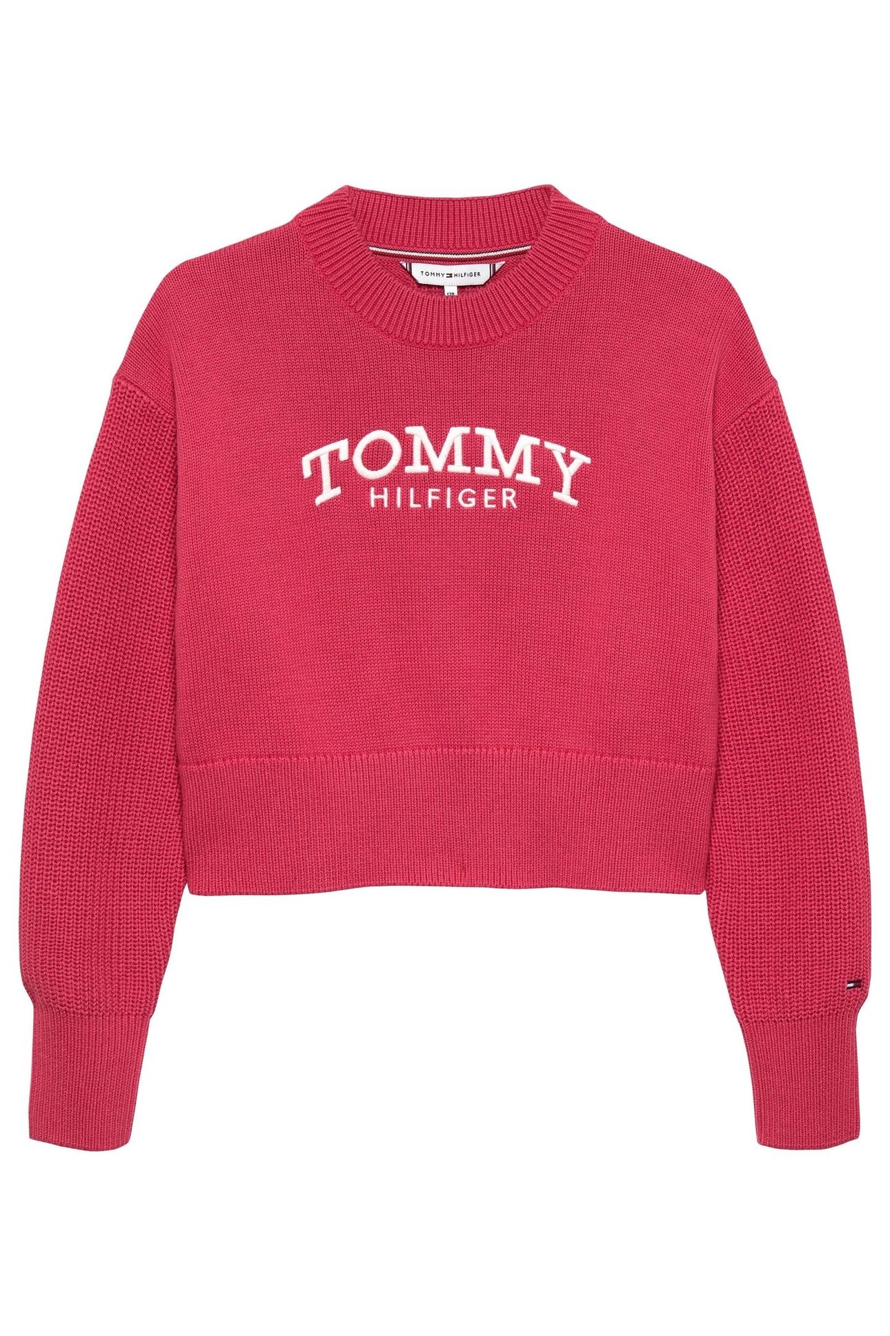 GIRLS TOMMY SWEATER VINTAGE CERISE 1