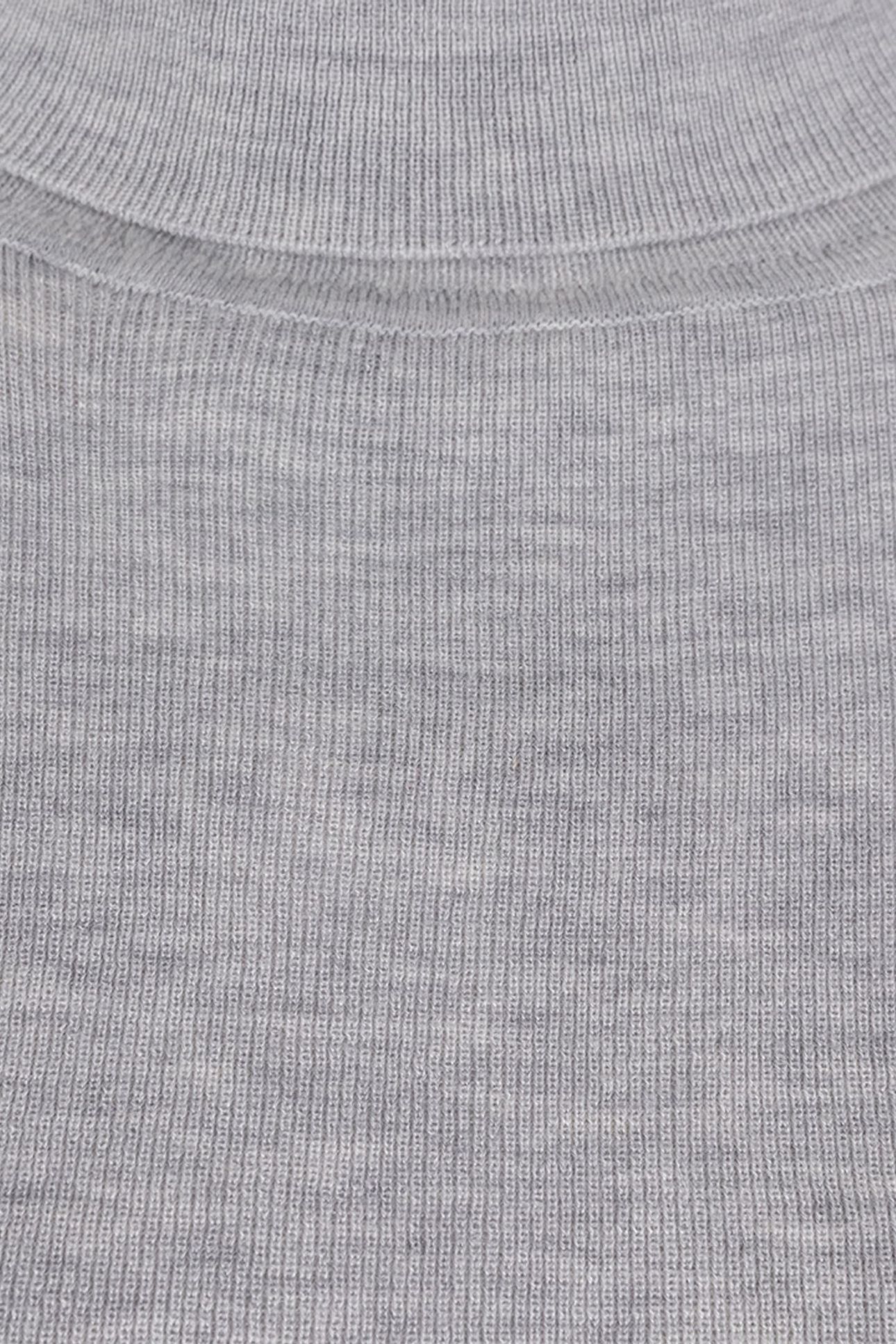 SWEATER RIB COL LIGHT GREY 6