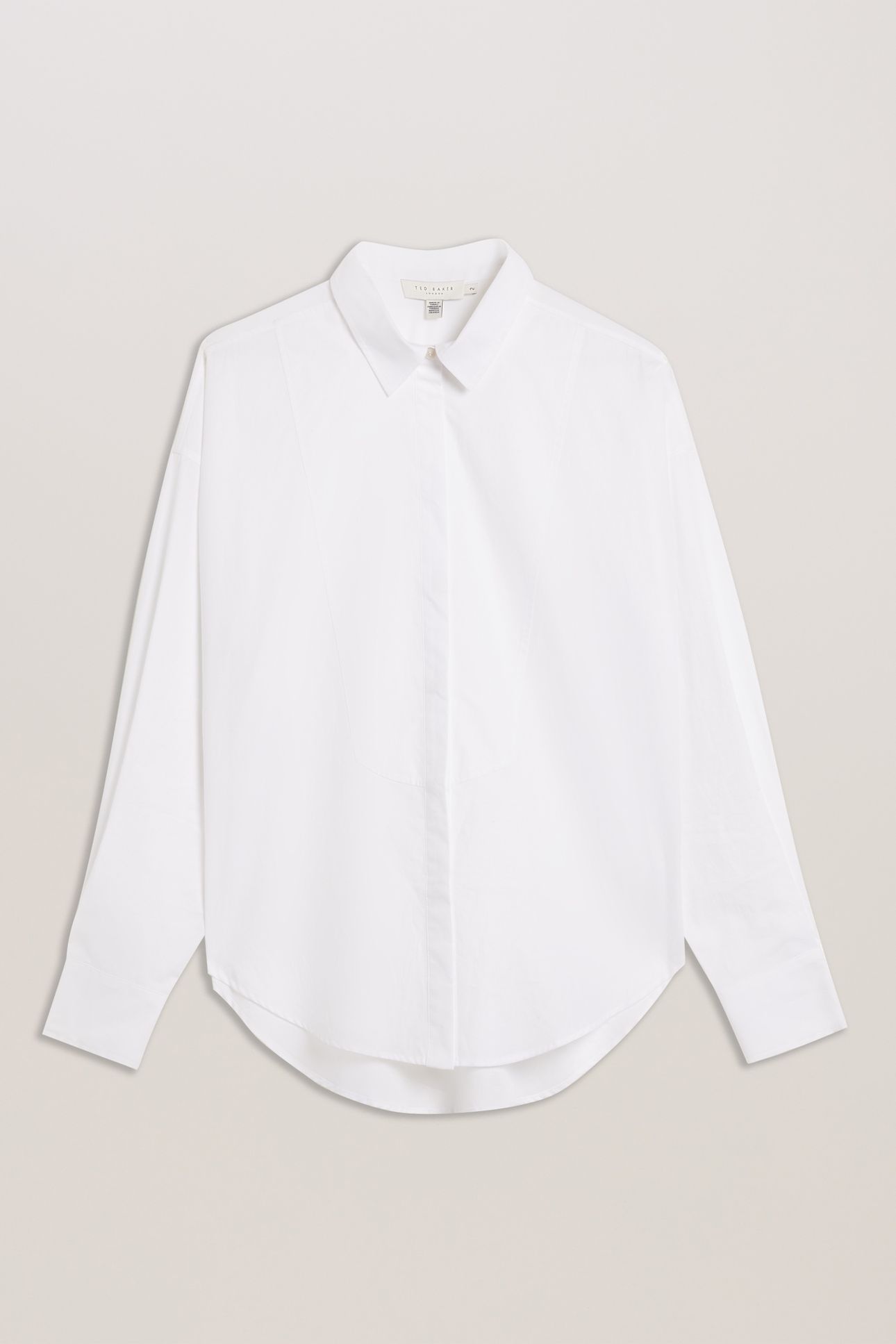 IZOTE OVERSIZED DROP SHOULDER BIB WHITE 4