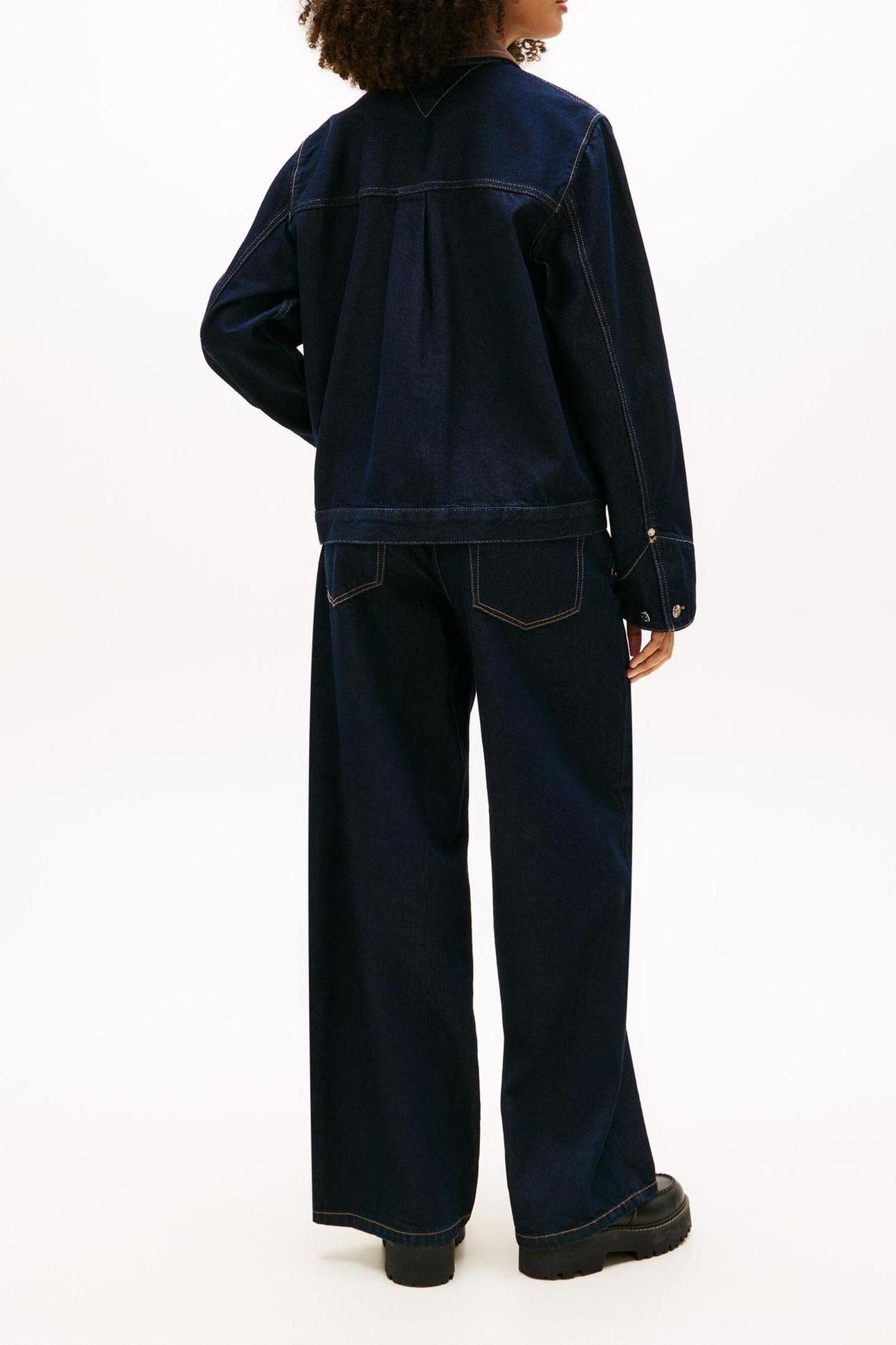 OVERSIZED CHORE JACKET DENIM DARK 4