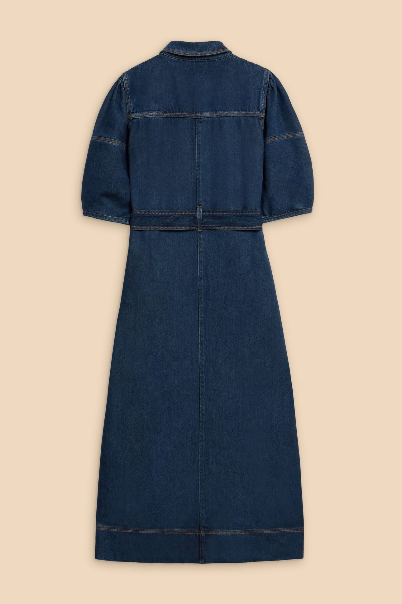 KERRY DENIM MIDI DRESS DK DENIM 4
