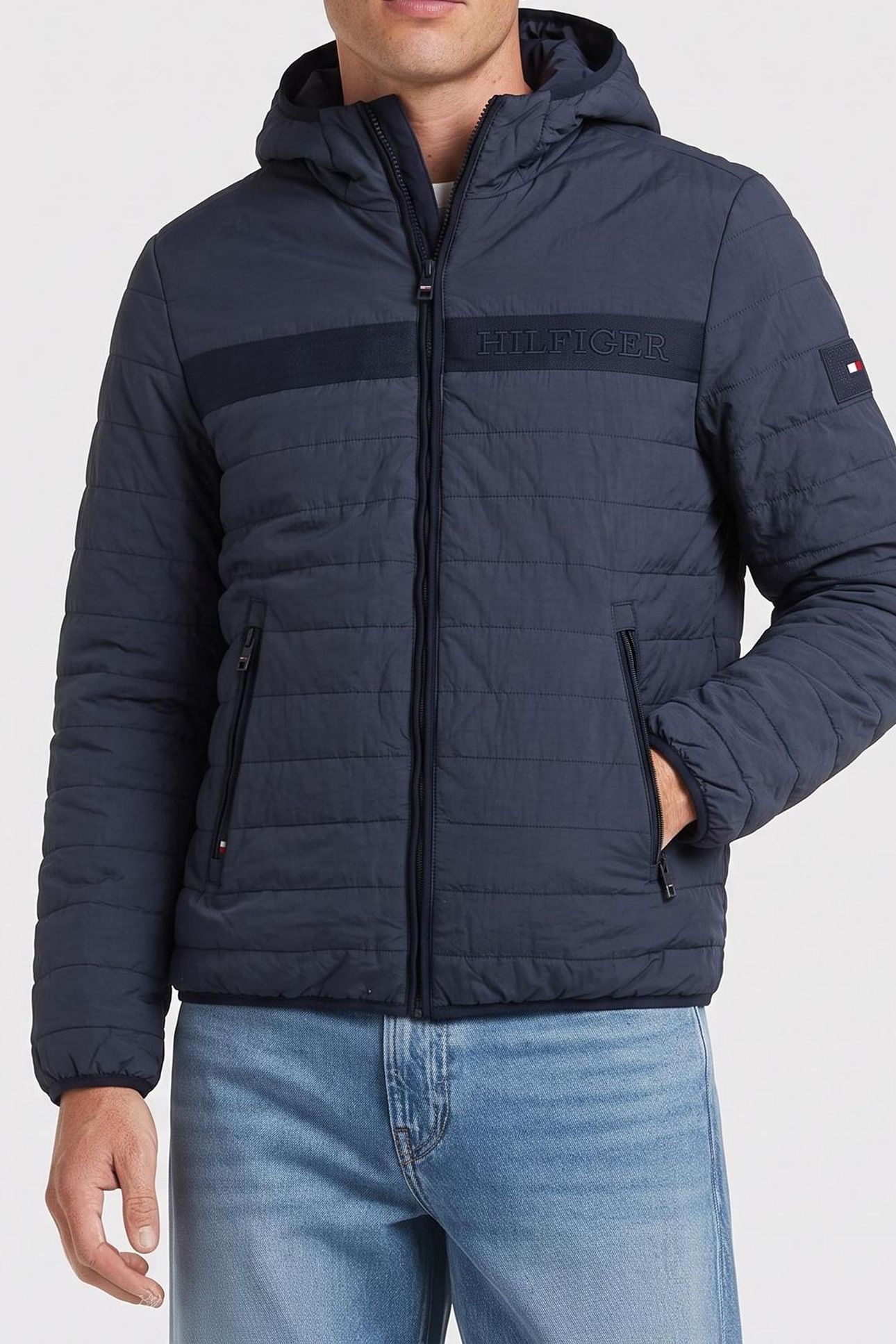 GMD PADDED HOODED JACKET DESERT SKY 1