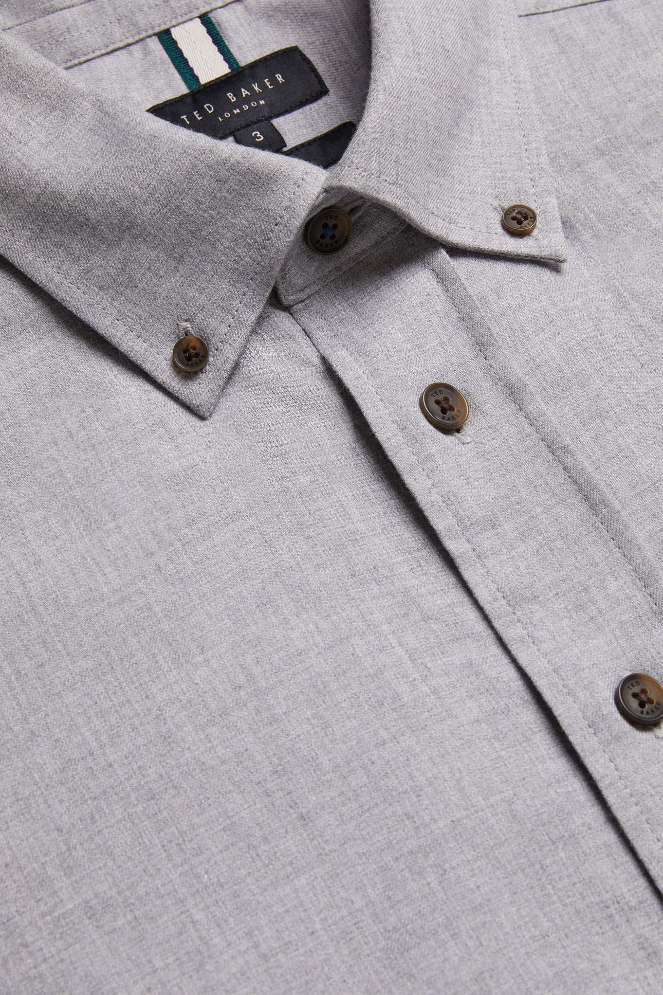 KILLYAN LS REGULAR BRUSHED COTTON SHIRT GREY 6