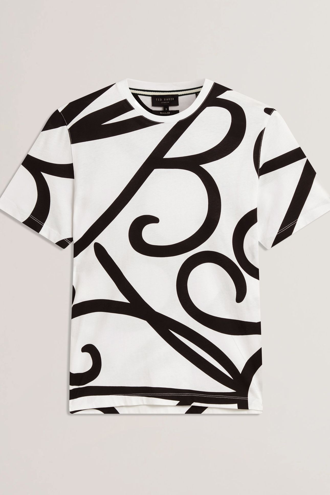 SS TB SCRIPT T SHIRT WHITE 3