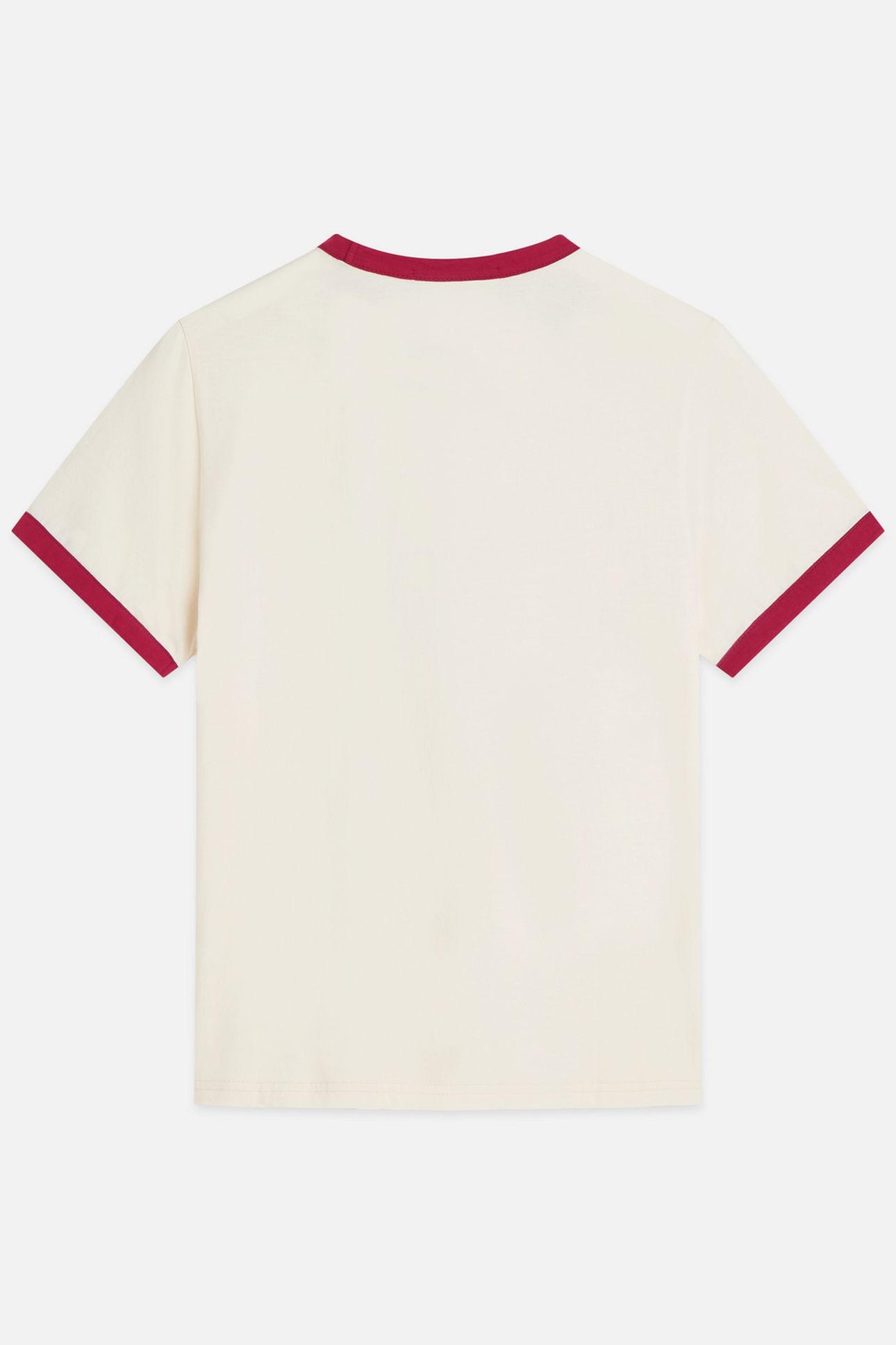 REGULAR-FIT T-SHIRT WITH CONTRAST BINDING EGGNOG 5