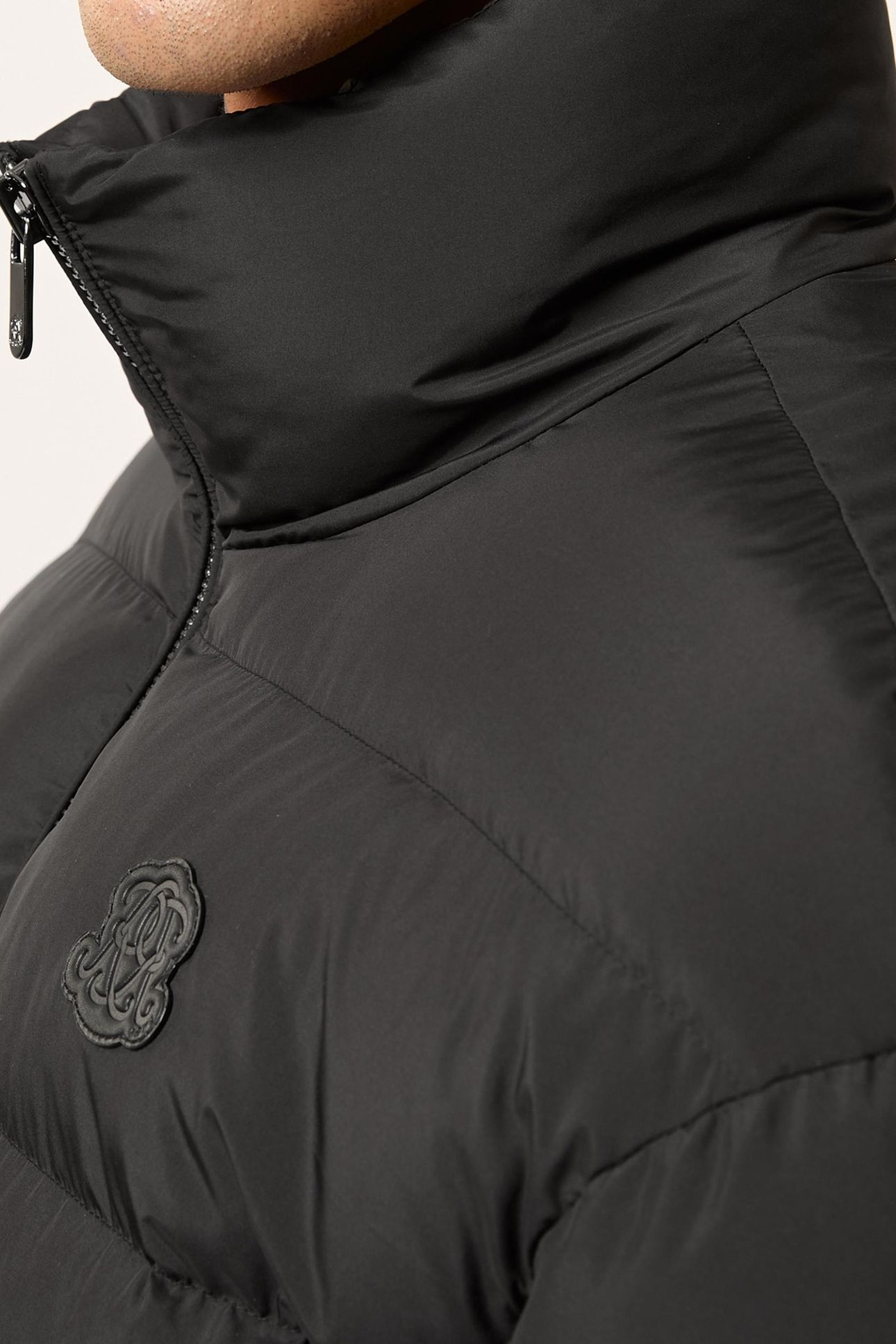 LS QUILTED PUFFER JACKET BLACK 5