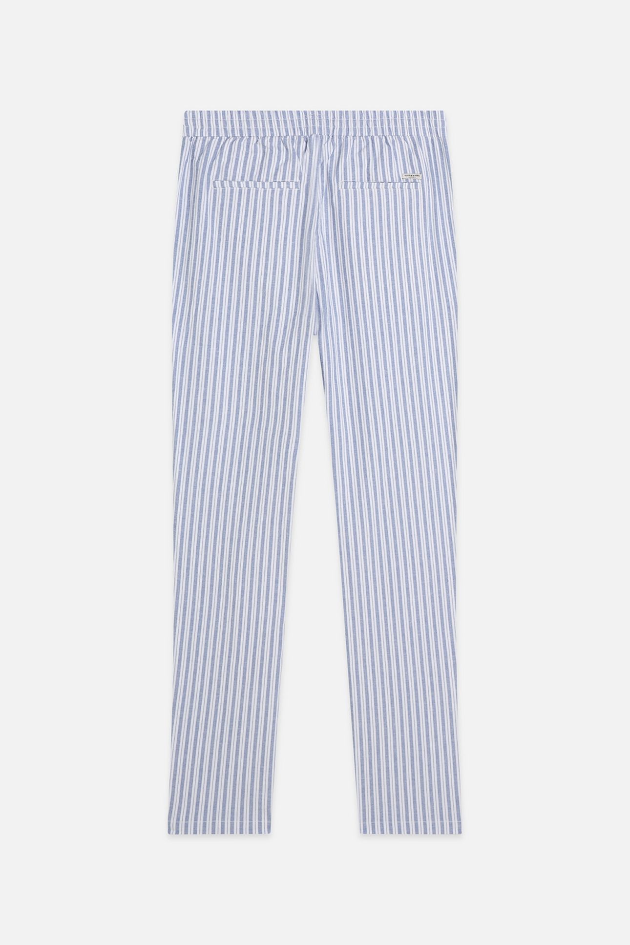 WARREN YARNDYED COTTON/LINEN REGULAR STRAIGHTFIT JOGGER NAVY 5