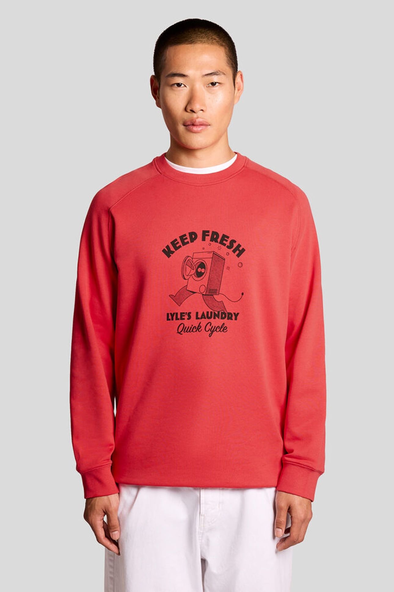 KEEP FRESH GRAPHIC SWEATSHIRT CHERRY RED 1