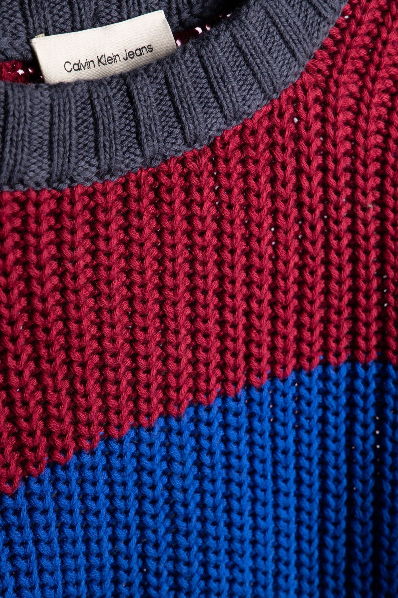 CHUNKY STRIPE CREW NECK INKWELL COMBO 4