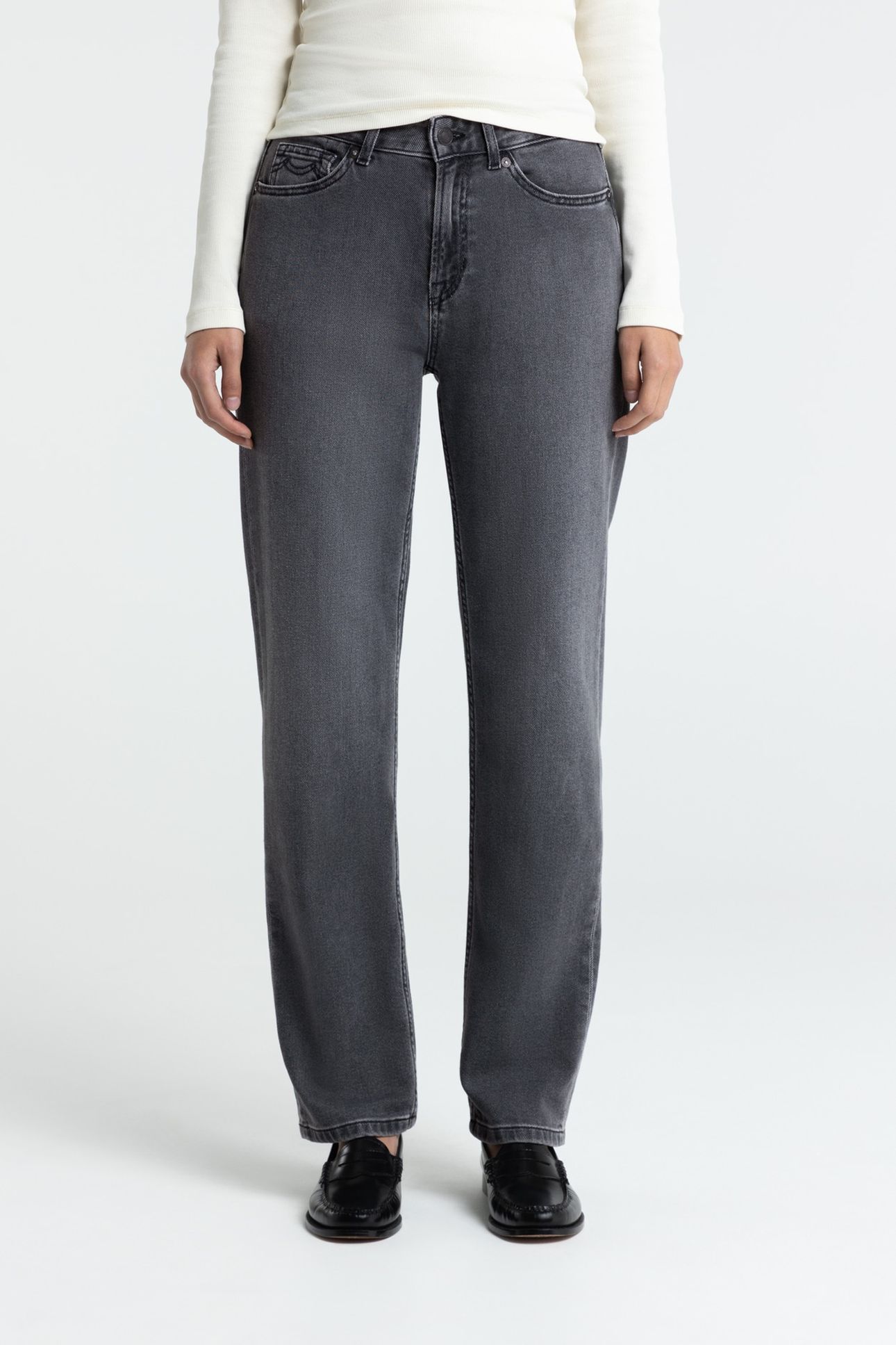 INOE JEANS COTTON FLEX GREY 2