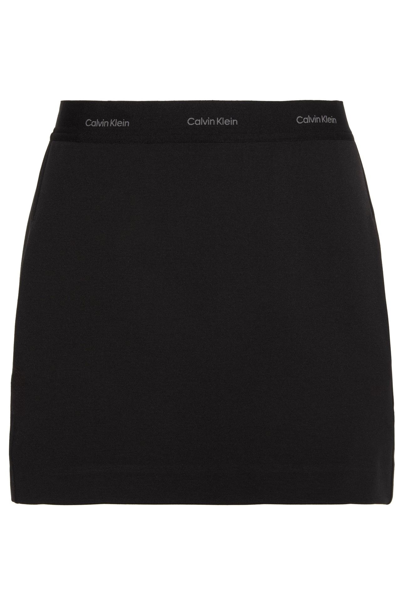 PONTE LOGO WB MINI SKIRT BLACK 2