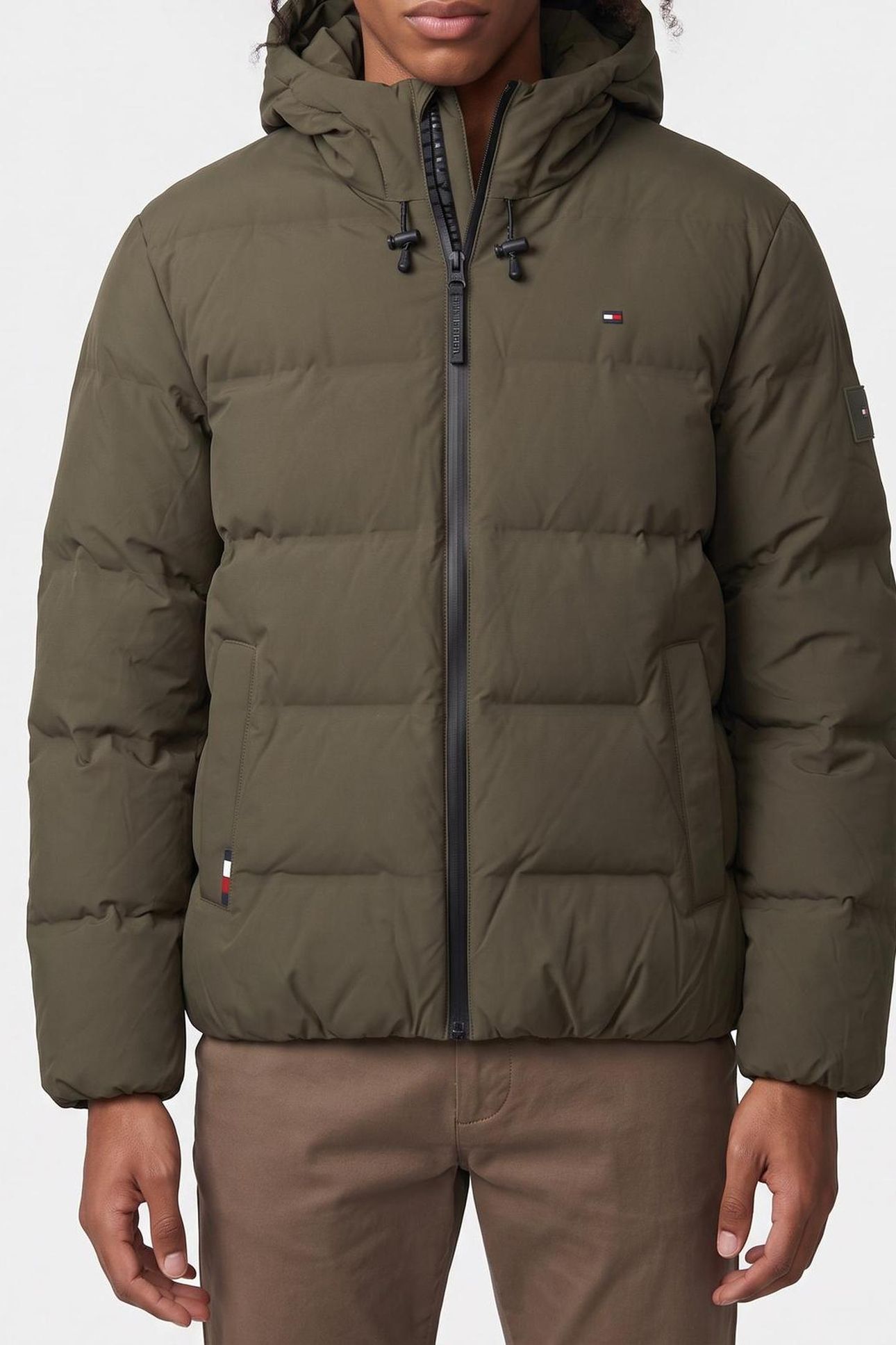 CL MOTION HOODED JACKET ARMY GREEN 1