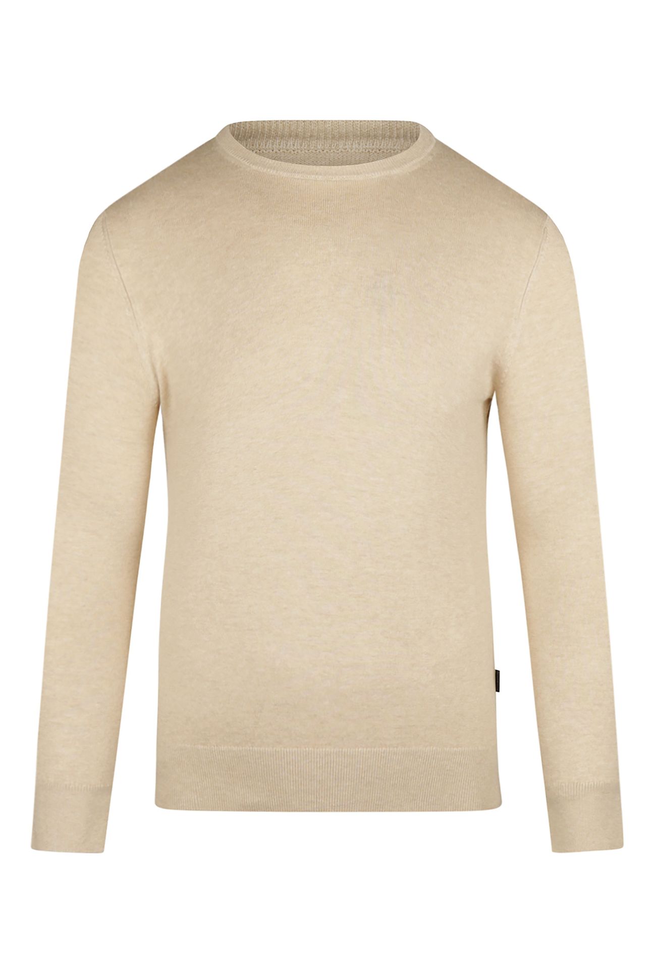 C-NECK SWEATER SAND 1
