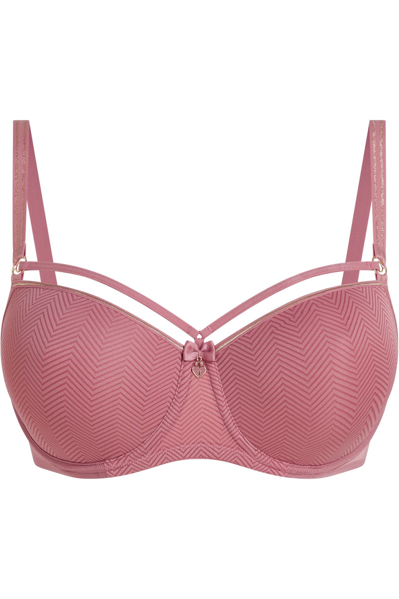 SPACE ODYSSEY ROSE AND GOLD BALCONY BRA 3