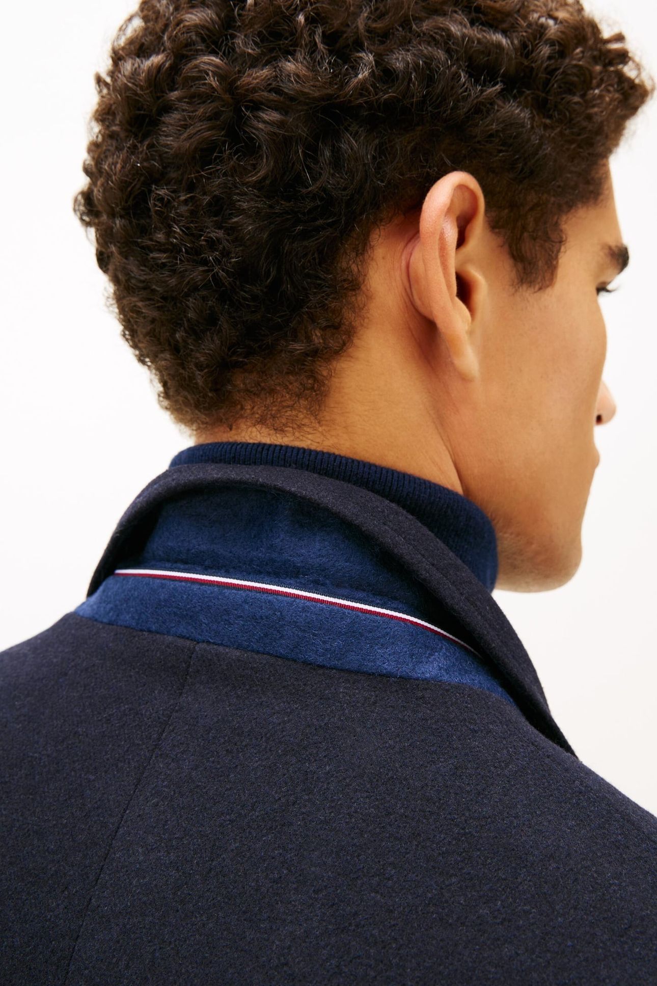 SOFT TECH WOOL FLANEL BLAZER BLUE 5