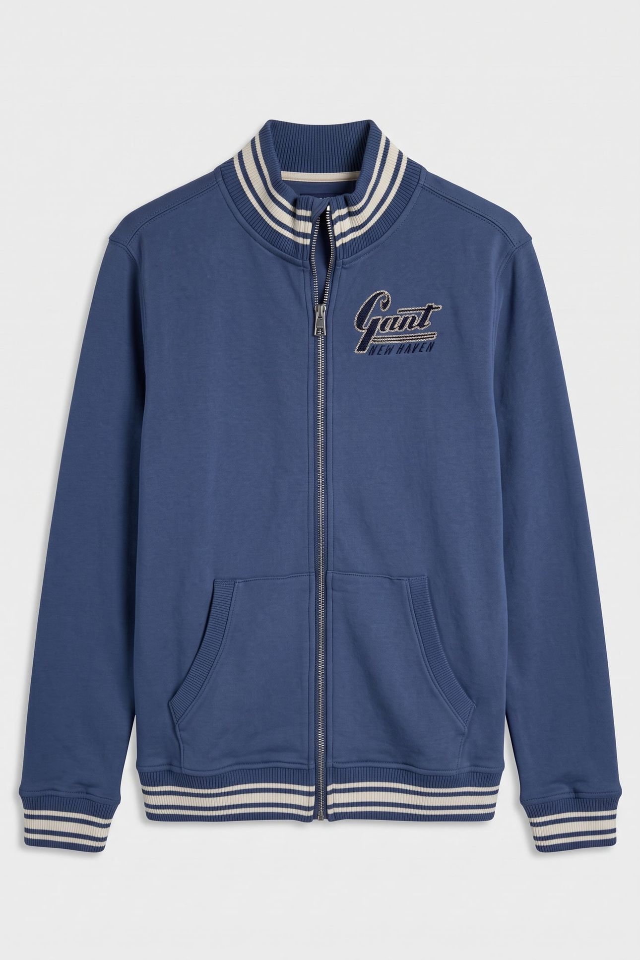 TEEN BOYS GANT NEW HAVEN TRACK JACKET VINTAGE BLUE 2