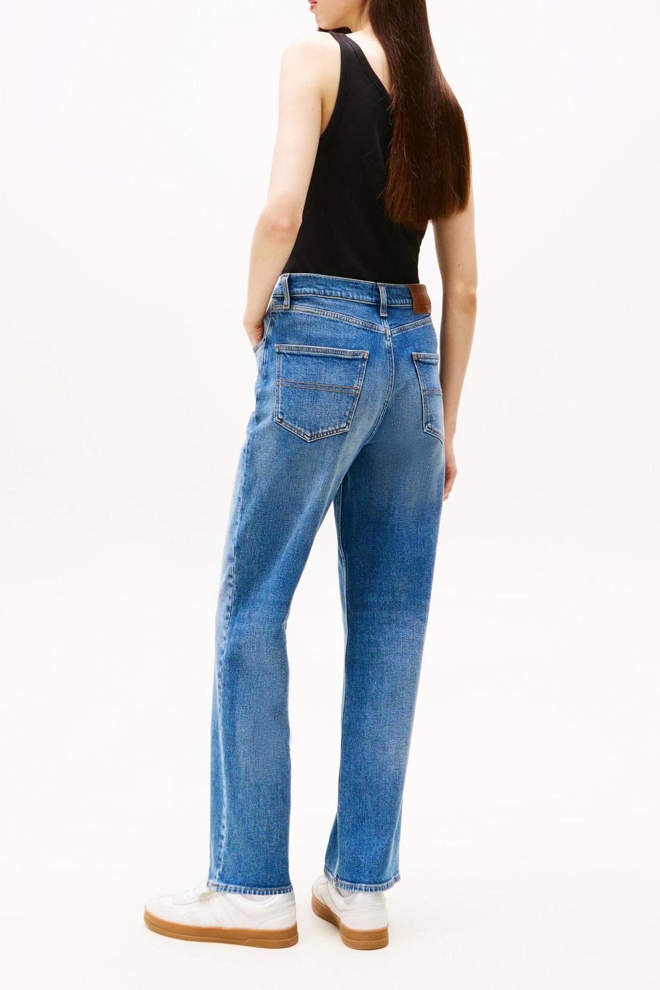LAYLA HIGH RISE SLIM STRAIGHT BI DENIM MEDIUM 4