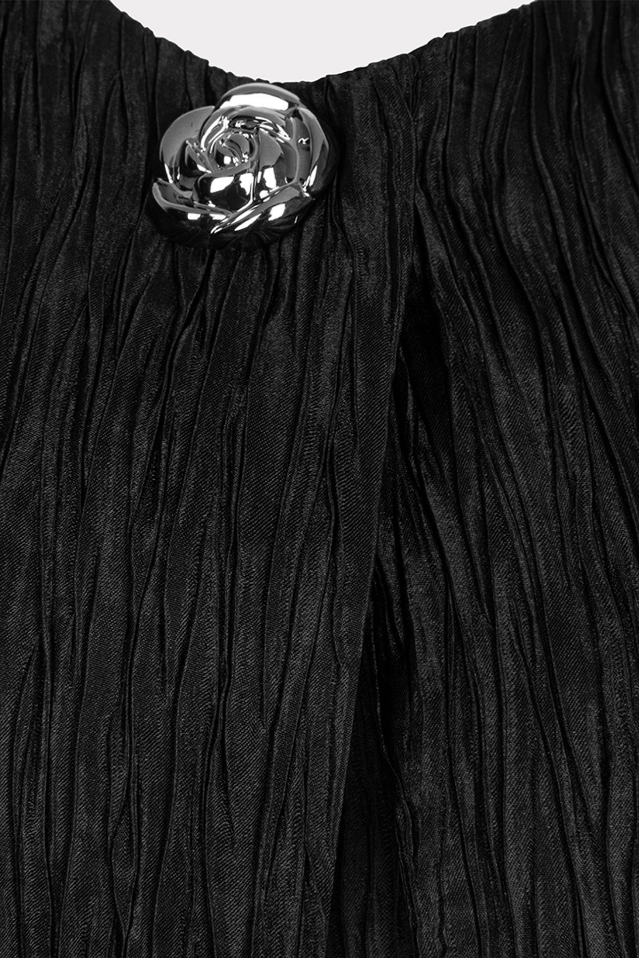 GILET CRINKLE BLACK 6