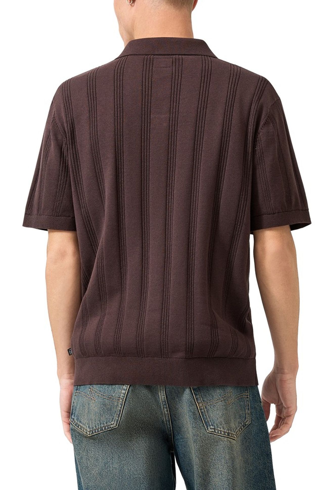 S.OLIVER-QS POLOSHIRTS BROWN 2