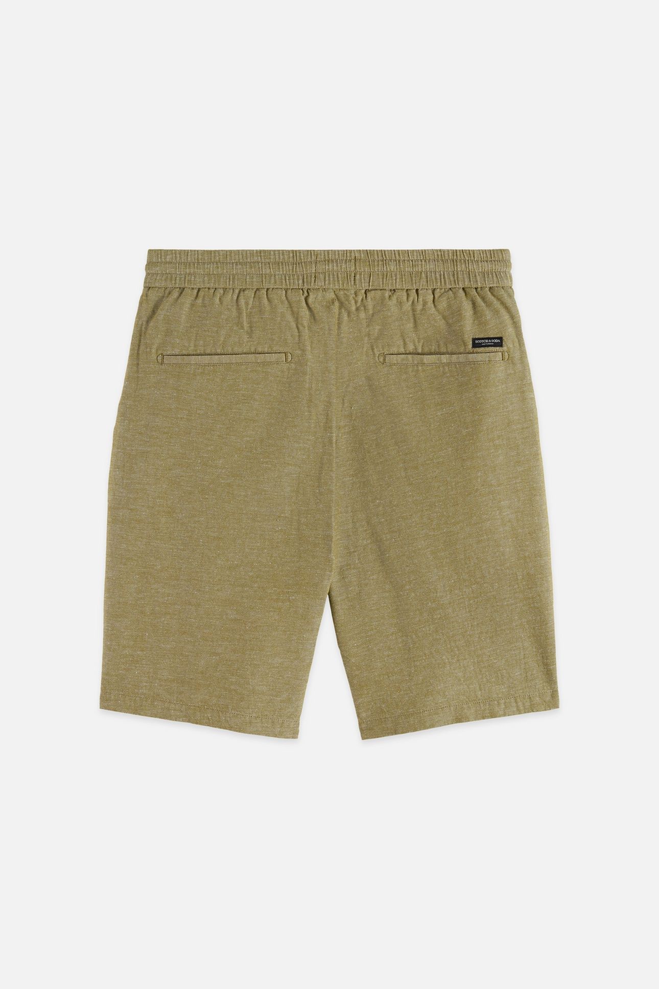 SEASONAL CORE FAVE COTTON LINEN REGULAR-FIT CHINO SHORTS DAR 5