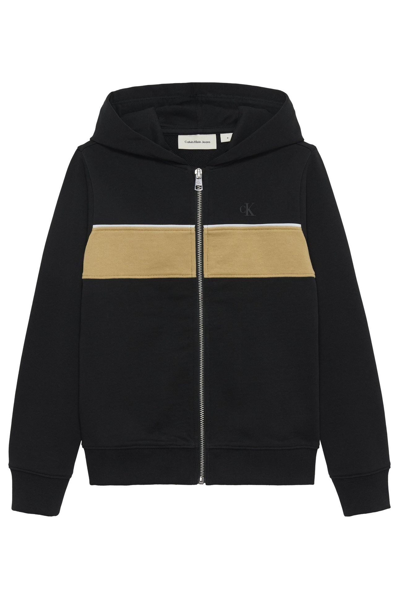 BOYS PANEL COLORBLOCK ZIP BLACK 2