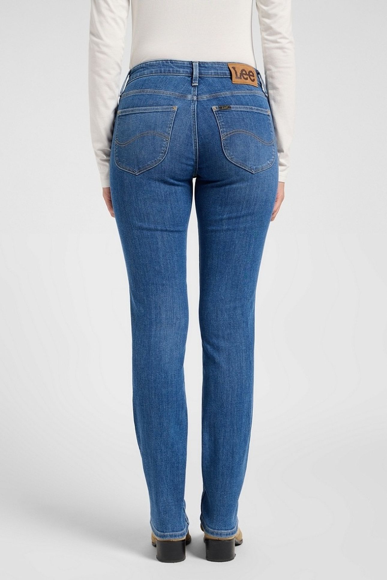 ELLY HIDDEN LAGOON SLIM STRAIGHT JEANS DENIM BLUE 2
