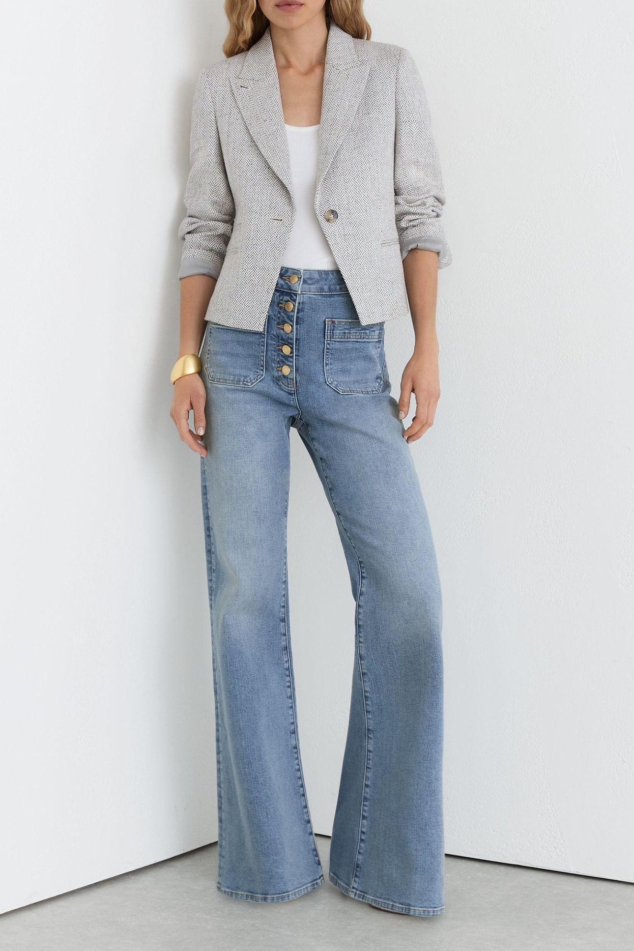 FLARE LEG JEAN LIGHT BLUE 2