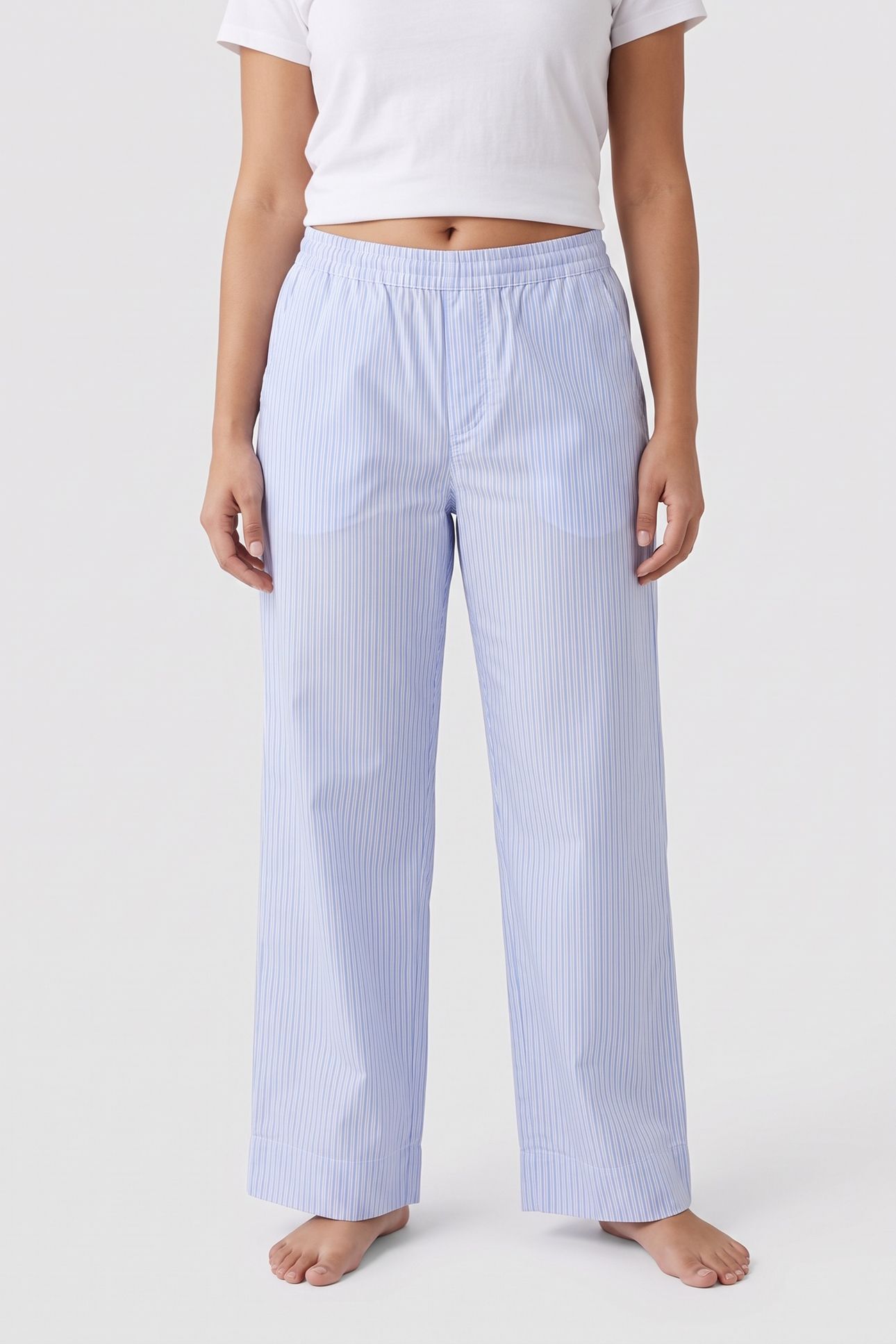 PAJAMA TROUSERS LIGHT BLUE 1