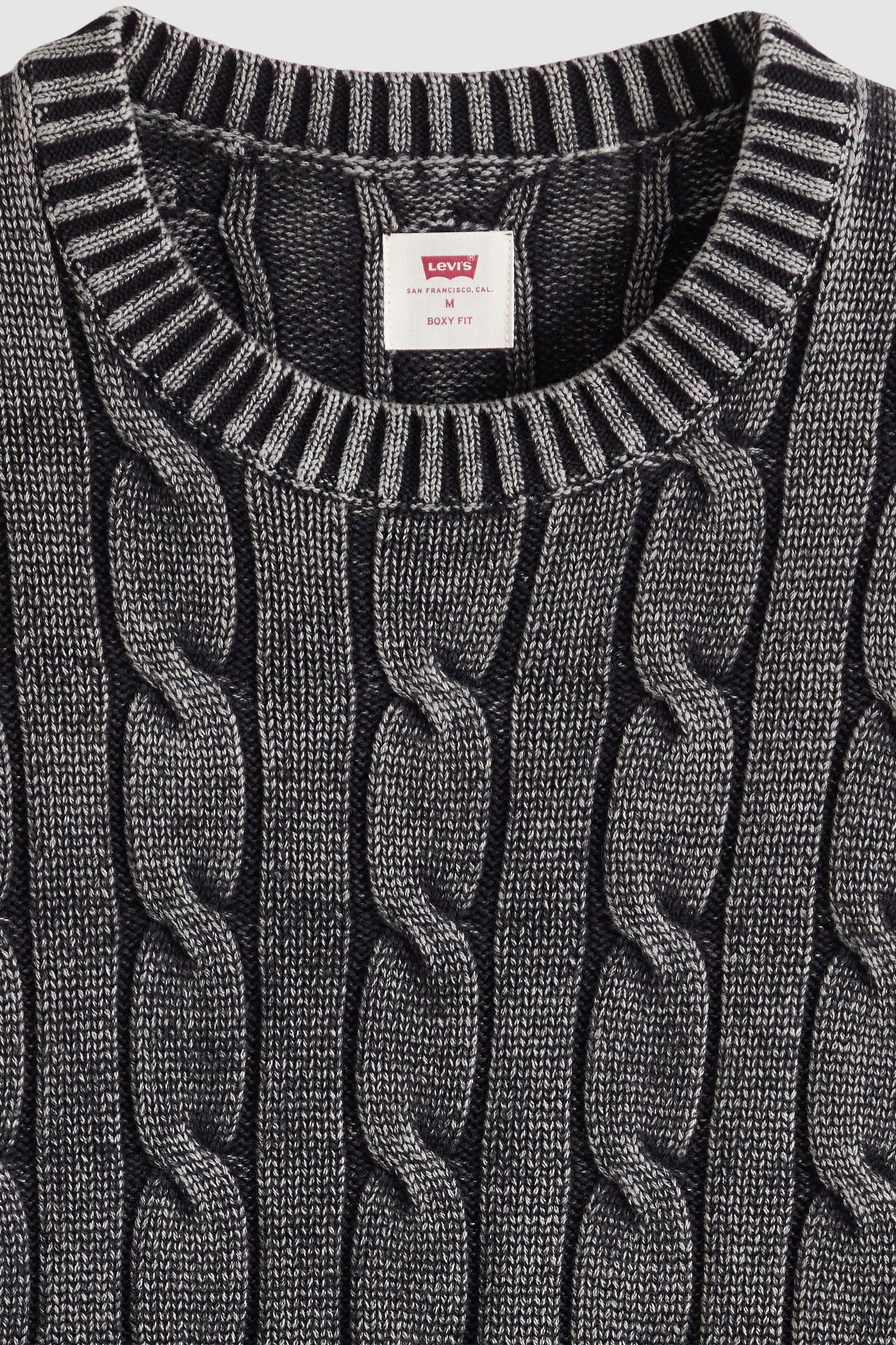 CARMEL CABLE CREWNECK SWEATER 6