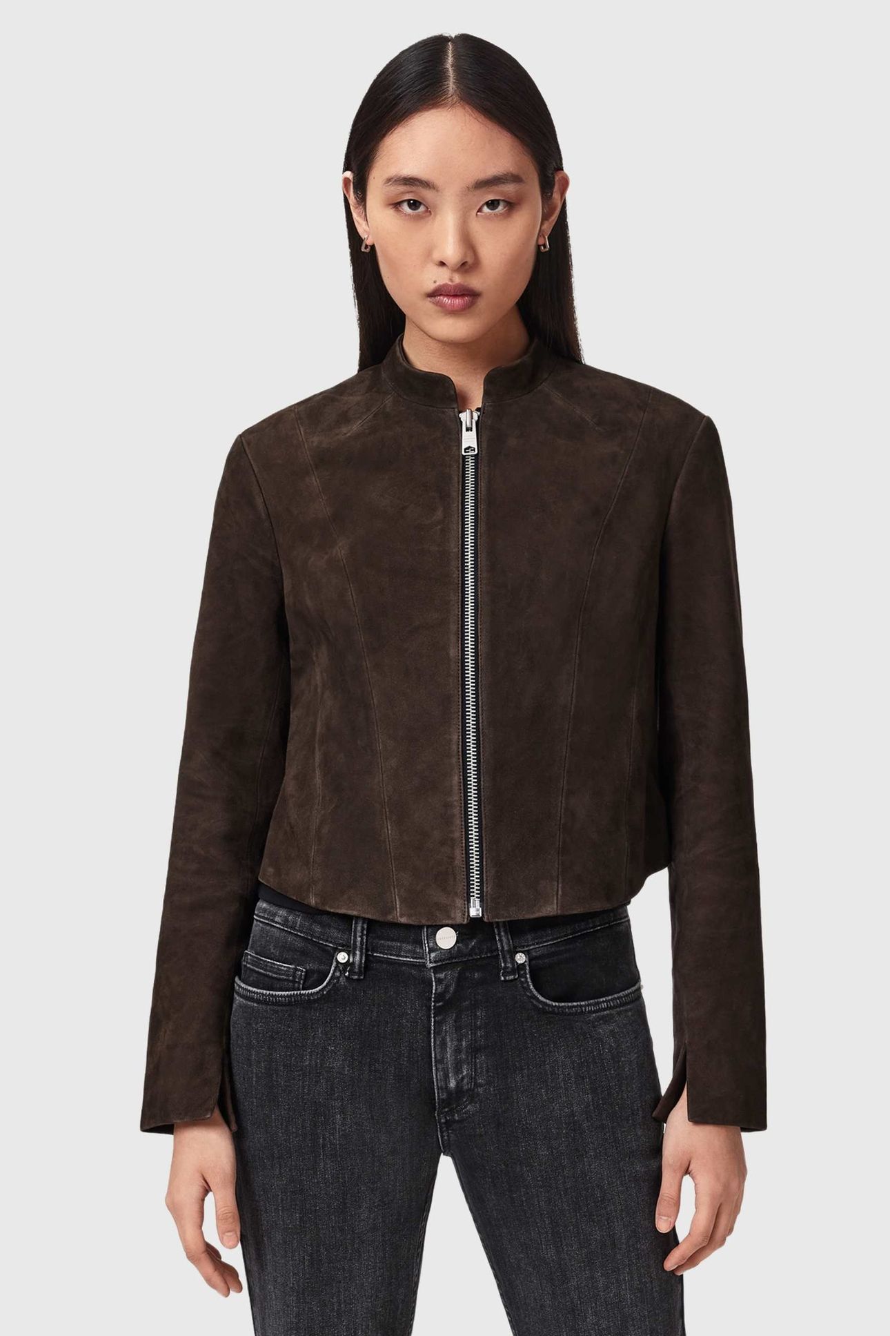 SADLER SUEDE JACKET BITTER BROWN 1