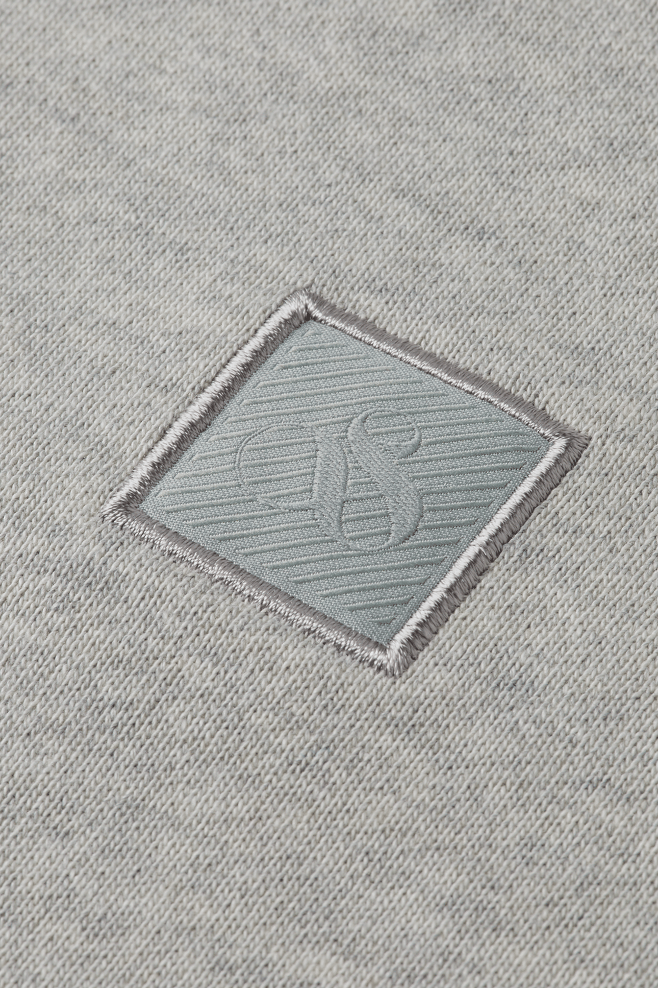 BOYS LOGO BADGE CREWNECK REGULAR-FIT SWEATSHIRT MEDIUM GREY 3