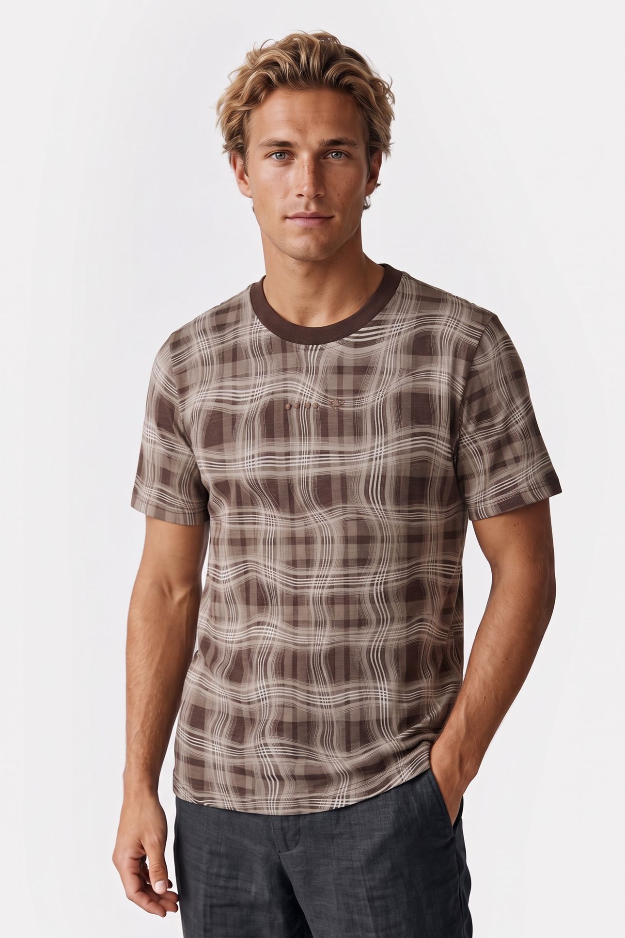 UNISEX AOP SS TEE CHALKY BROWN 1