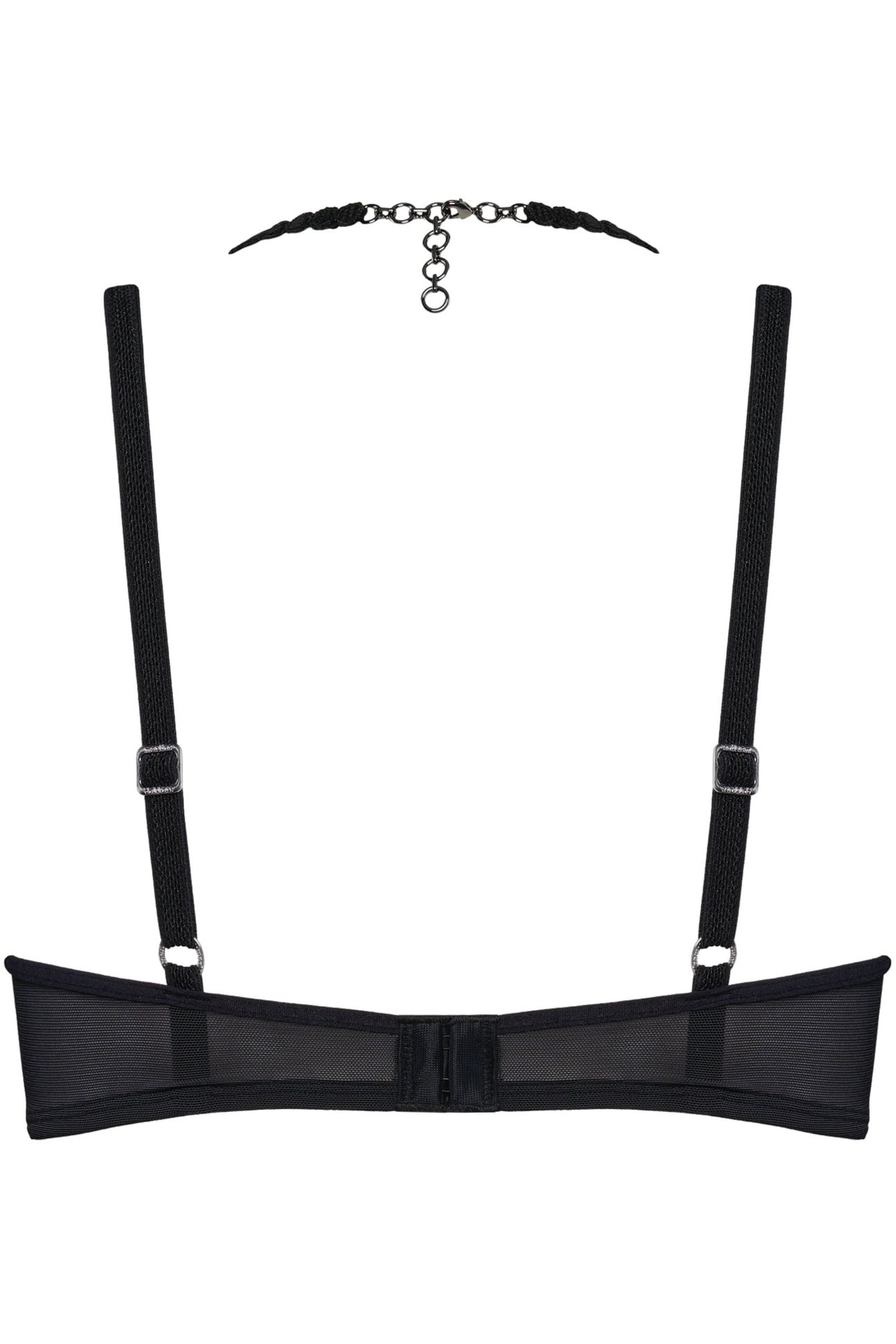 THE MAURITSHUIS BLACK PLUNGE BALCONY BRA 4