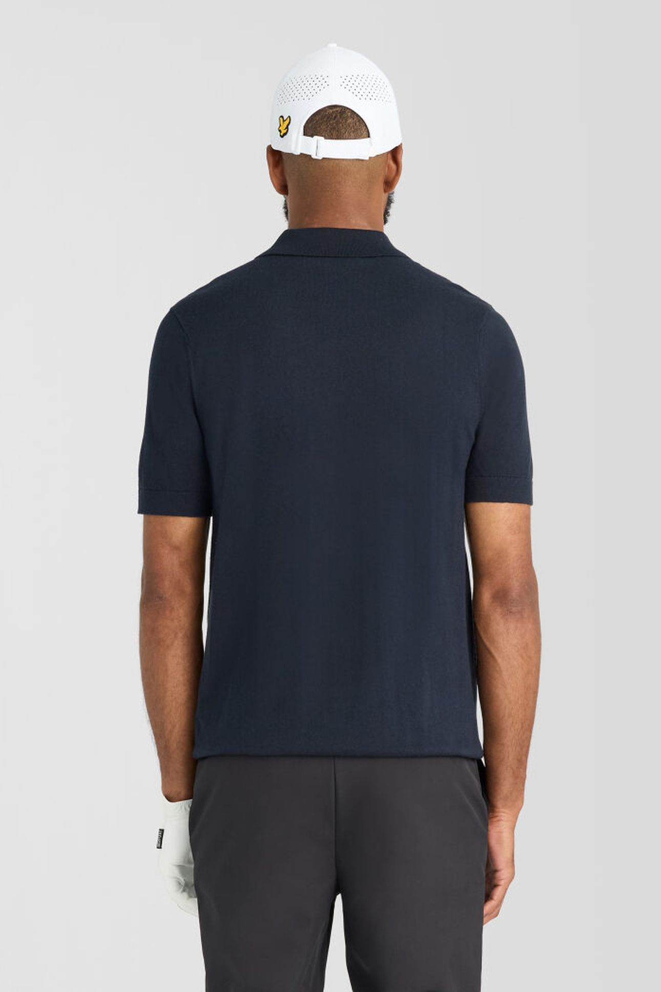 GOLF TIPPED KNITTED POLO DARK NAVY 2