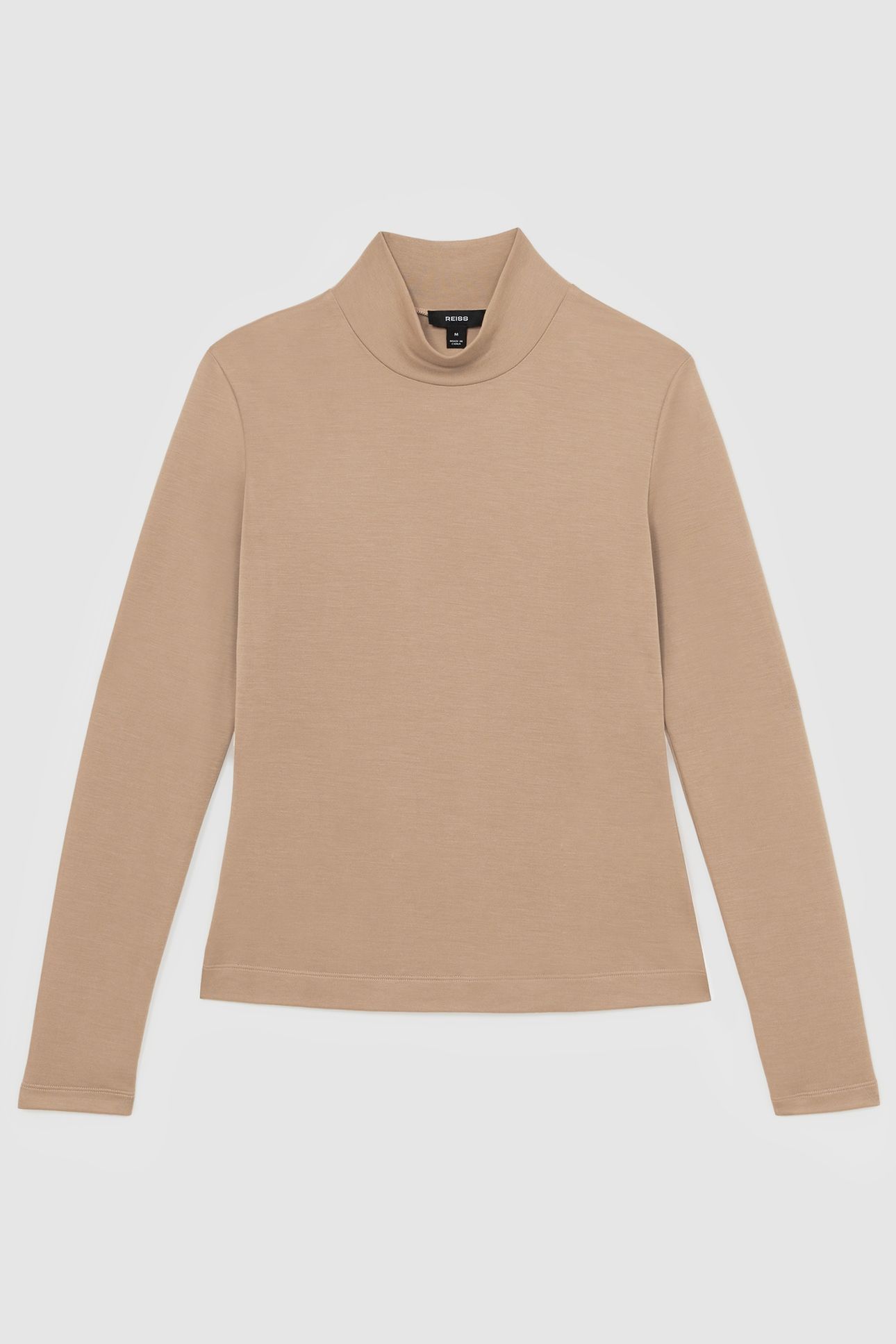 FUNNEL NECK TOP CAMEL 5