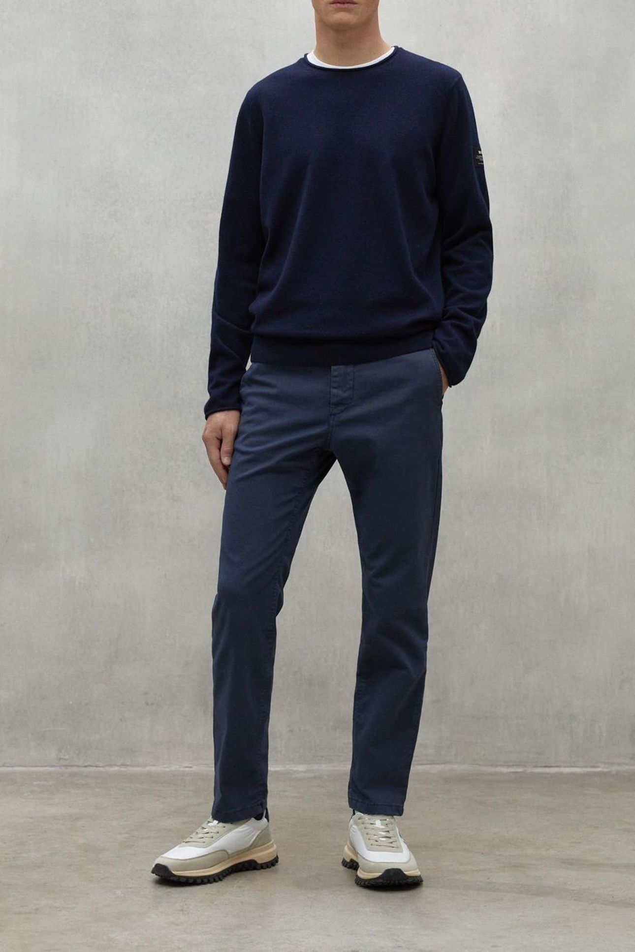 ETHICAALF WINTER PANTS DEEP NAVY 3