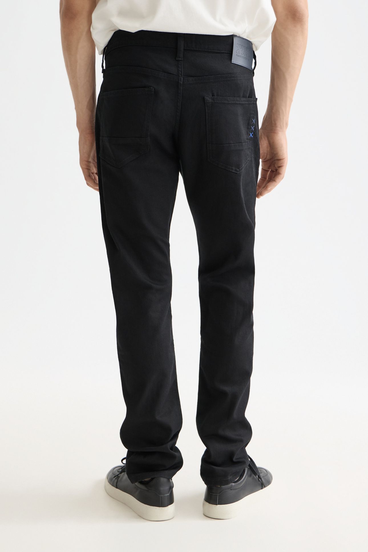RALSTON REGULAR SLIM-FIT JEANS BLACK 2