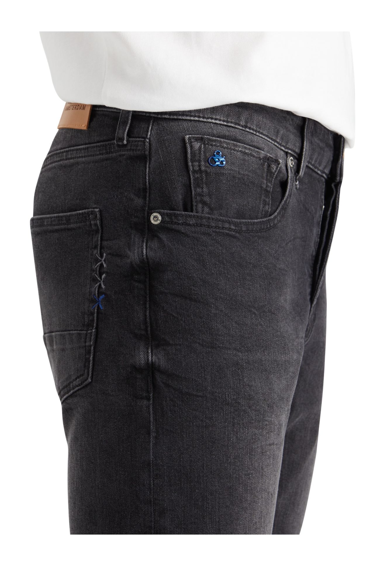 CORE RALSTON SLIM JEANS BLACK NIGHT BLACK 10