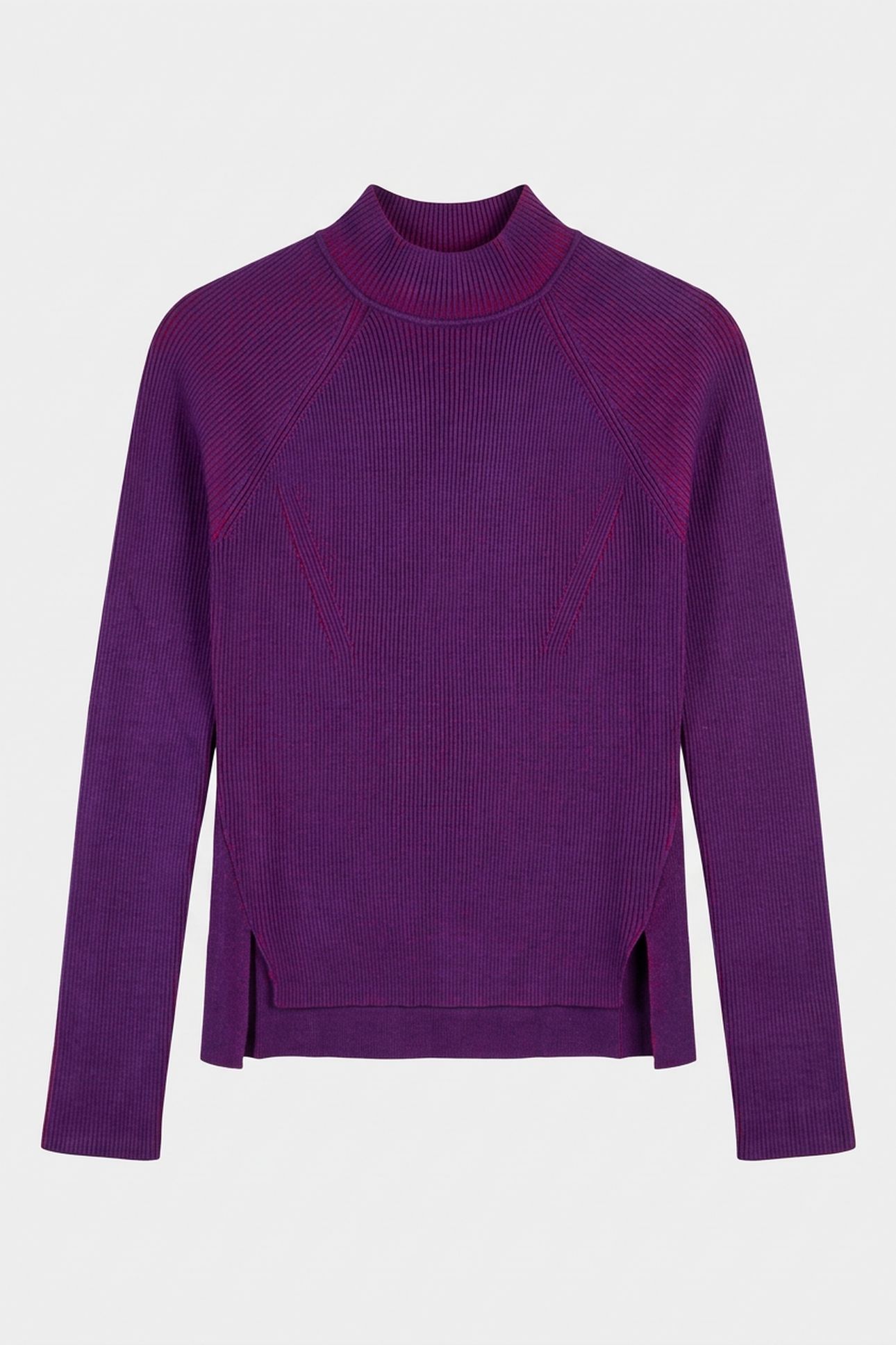 SNOWY PLAITED LONG SLEEVE ACAI COMBO 3