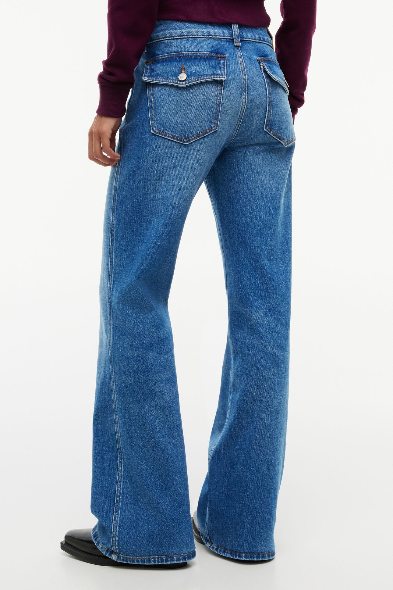 SIA LOW RISE BOOTCUT JEANS DENIM 2