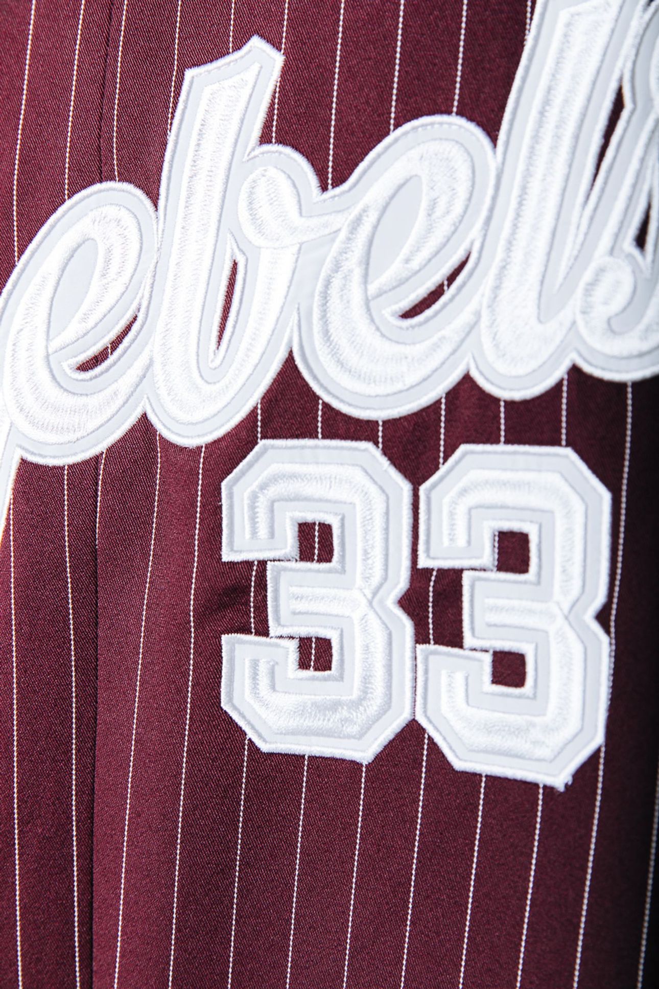JESRA PINSTRIPE SINGLE BREASTED BLAZER MERLOT RED 6