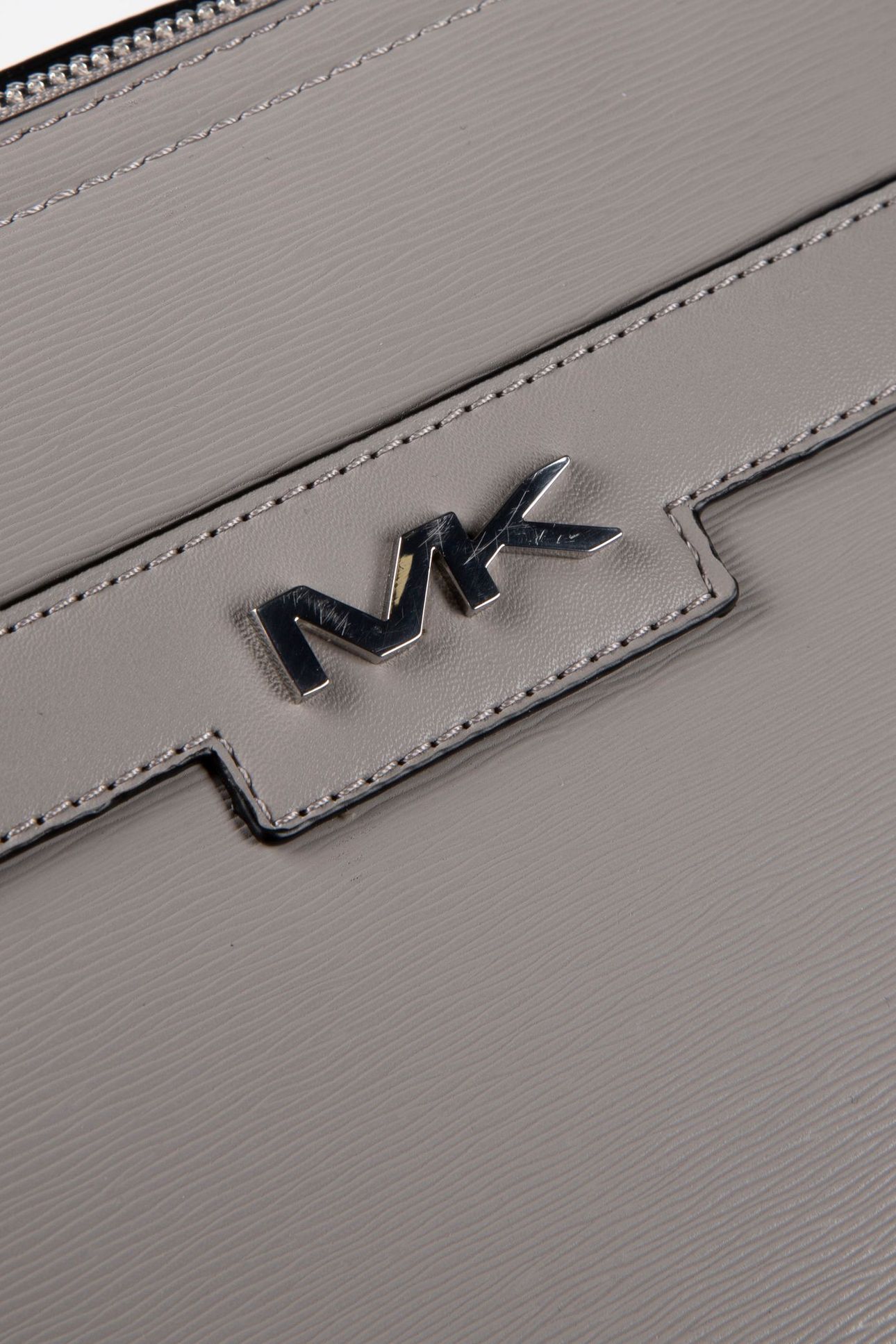 EMBELLISHED MAP BAG PEARL GREY 4