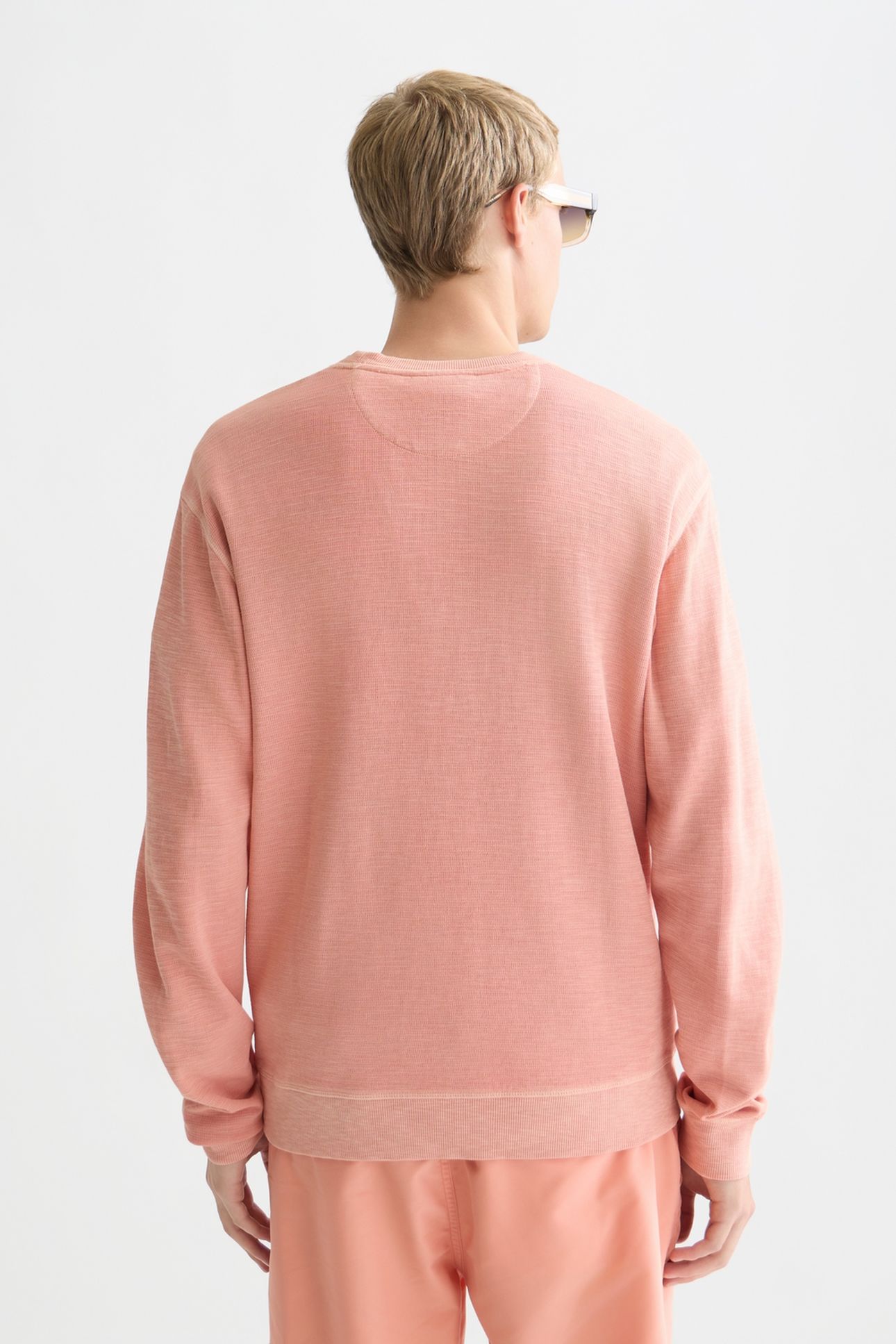 GARMENTDYED REGULARFIT SWEATSHIRT BRIGHT RED 2