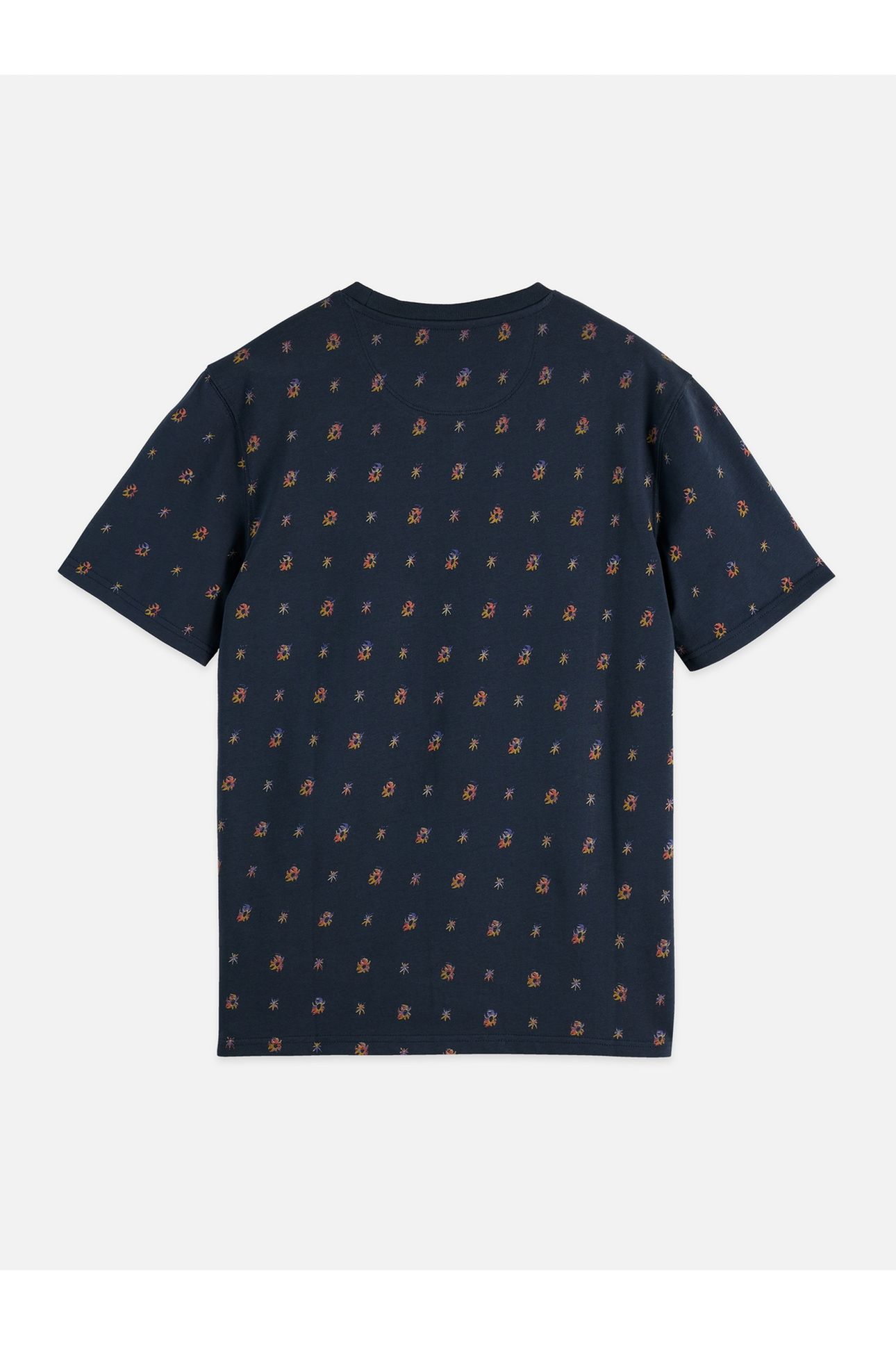 MICRO-PRINTED REGULAR-FIT T-SHIRT BLACK 2