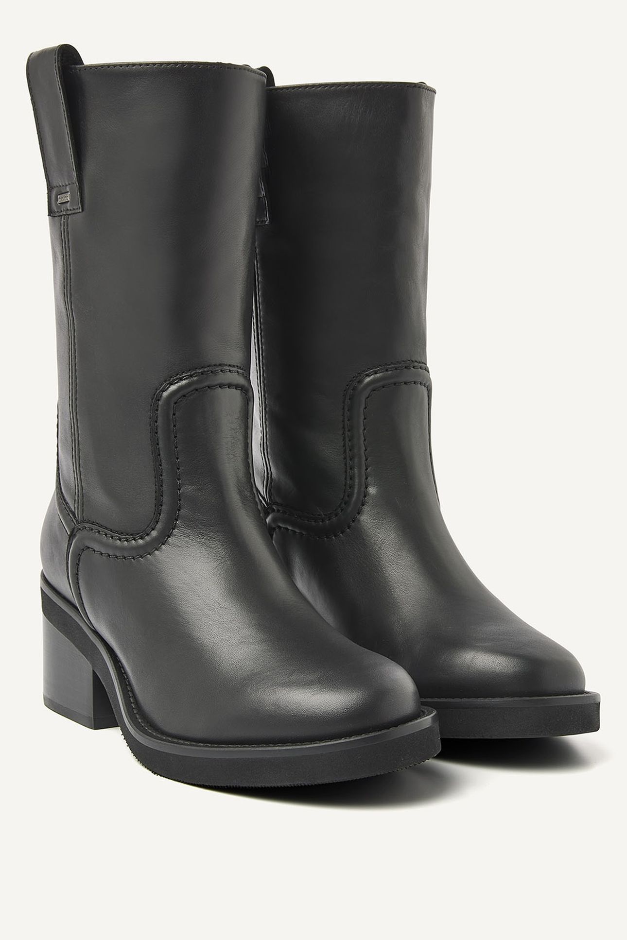 CASSY SLOUCH BLACK LEATHER 2